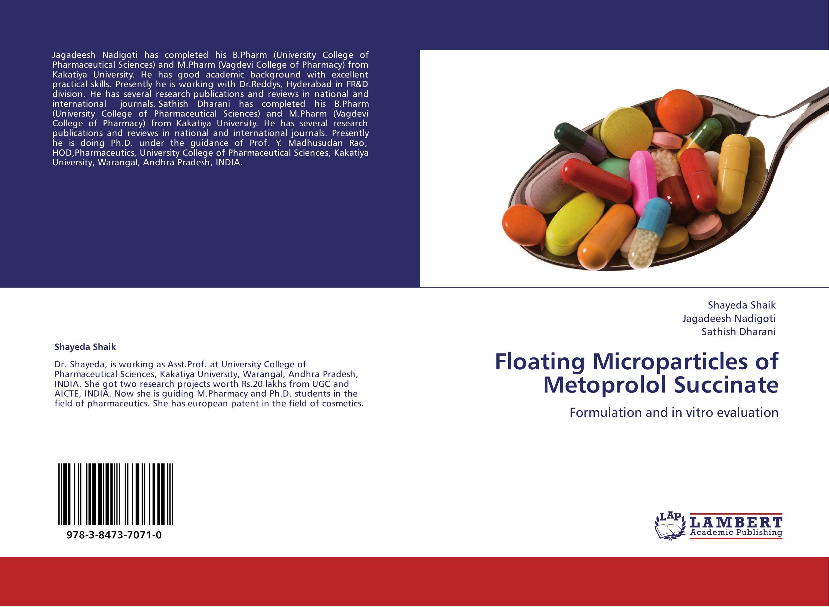 Floating Microparticles of Metoprolol Succinate. Formulation and in vitro evaluation.