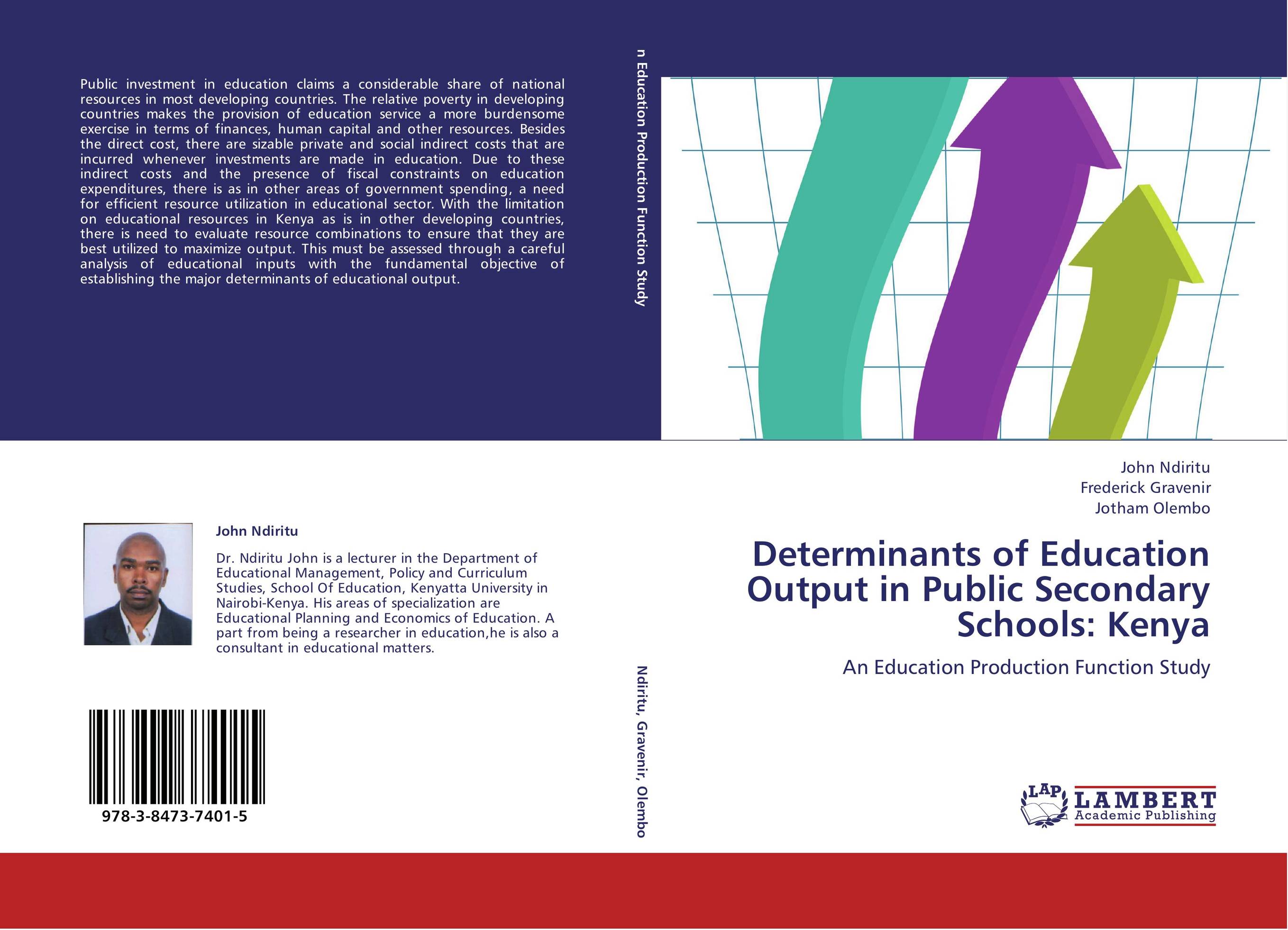 Determinants of Education Output in Public Secondary Schools: Kenya. An Education Production Function Study.