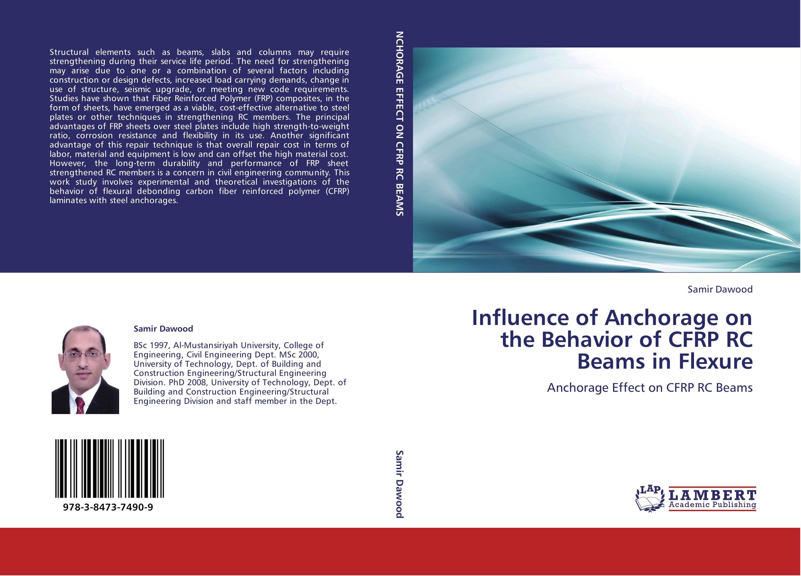Influence of Anchorage on the Behavior of CFRP RC Beams in Flexure. Anchorage Effect on CFRP RC Beams.