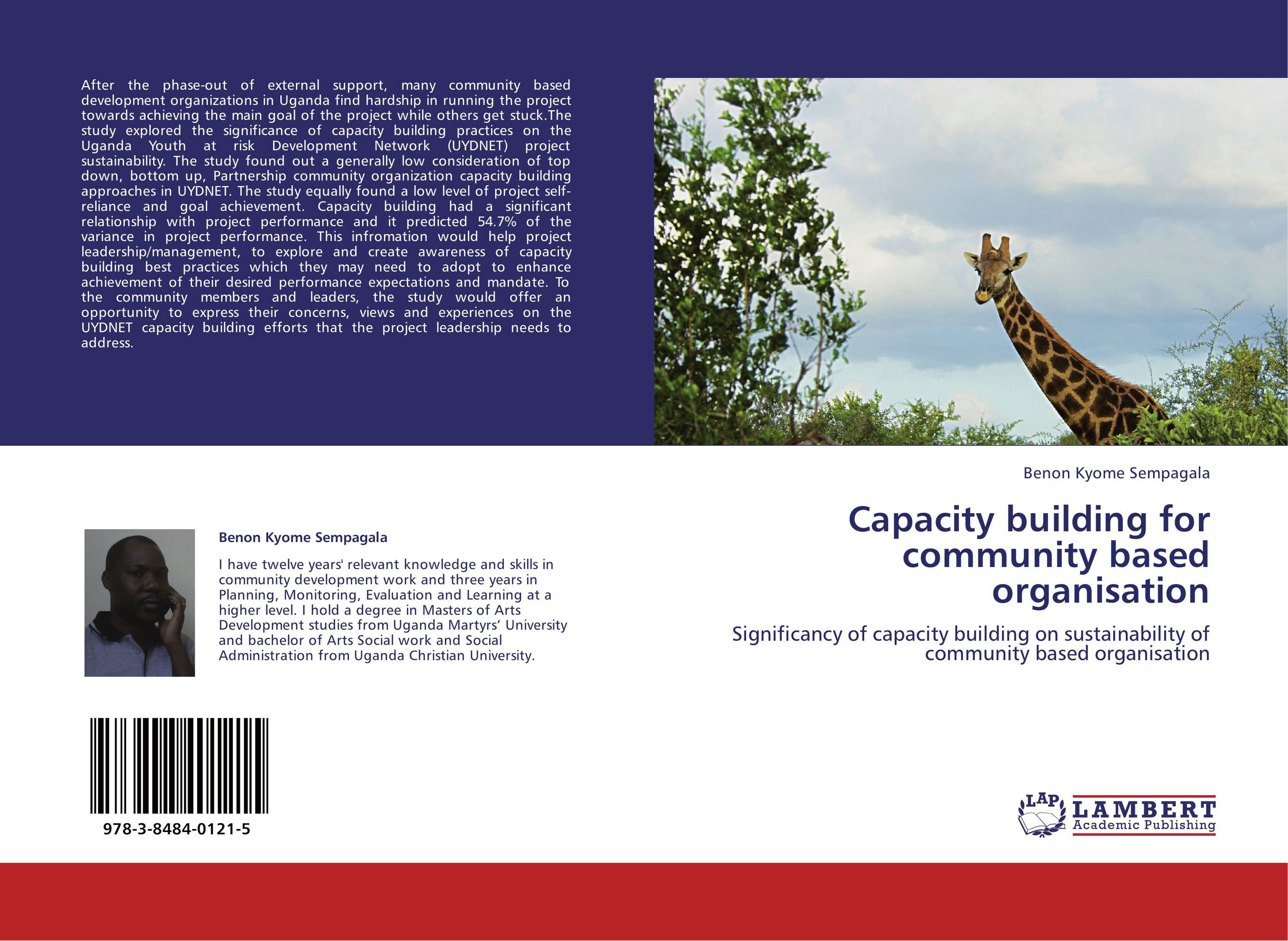 Capacity building for community based organisation. Significancy of capacity building on  sustainability of community based organisation.