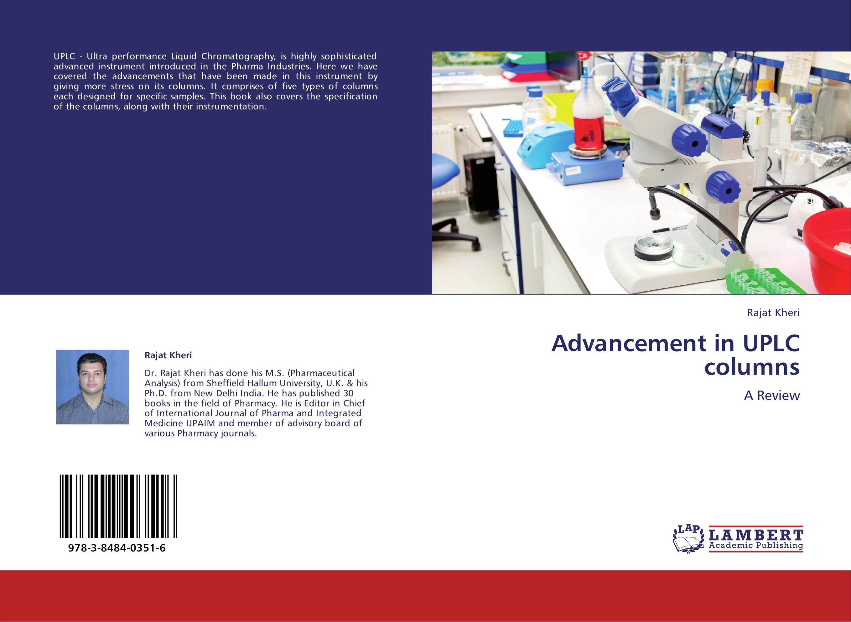 Advancement in UPLC columns. A Review.