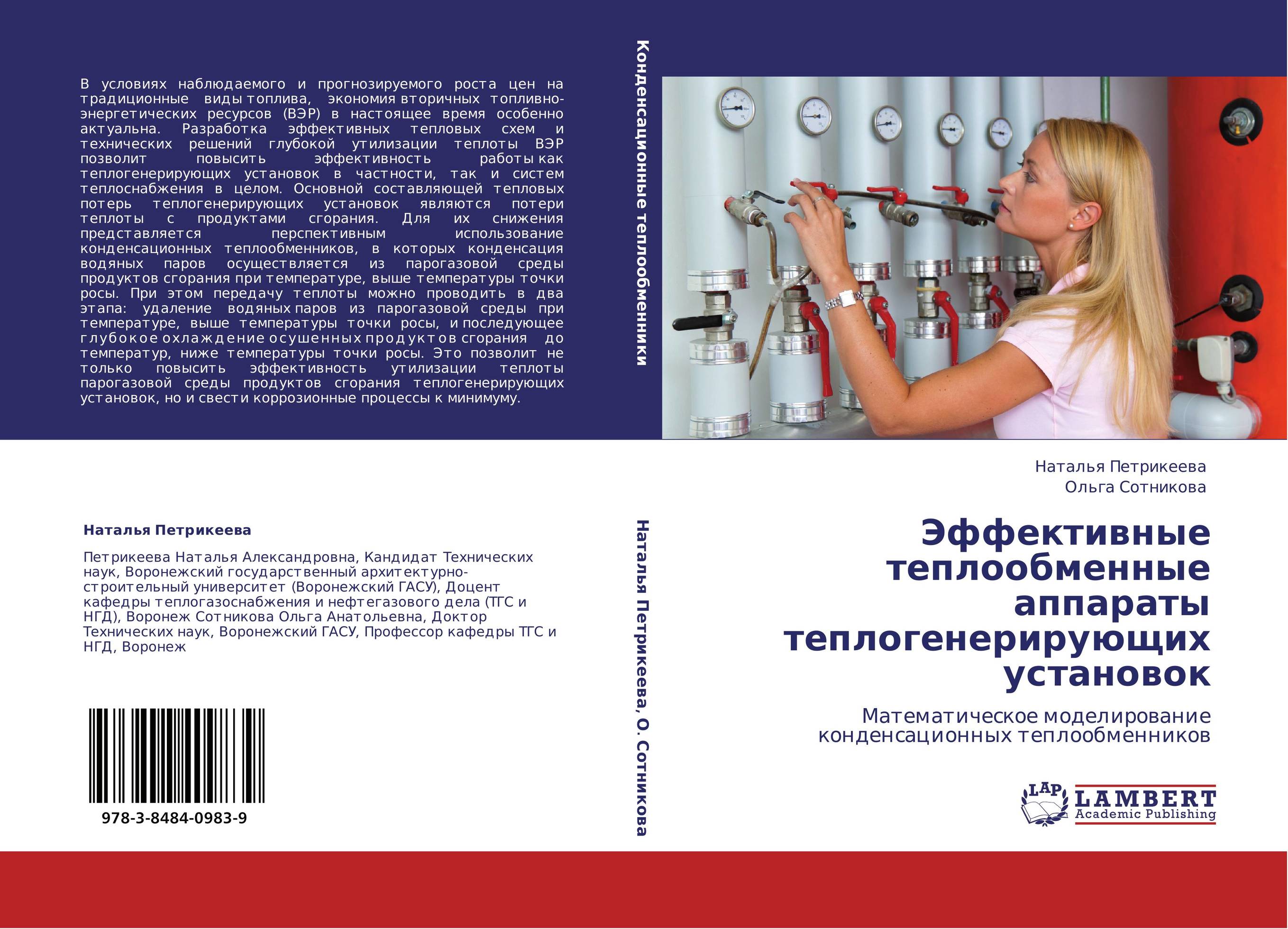 Эффективные теплообменные аппараты теплогенерирующих установок. Математическое моделирование конденсационных теплообменников.