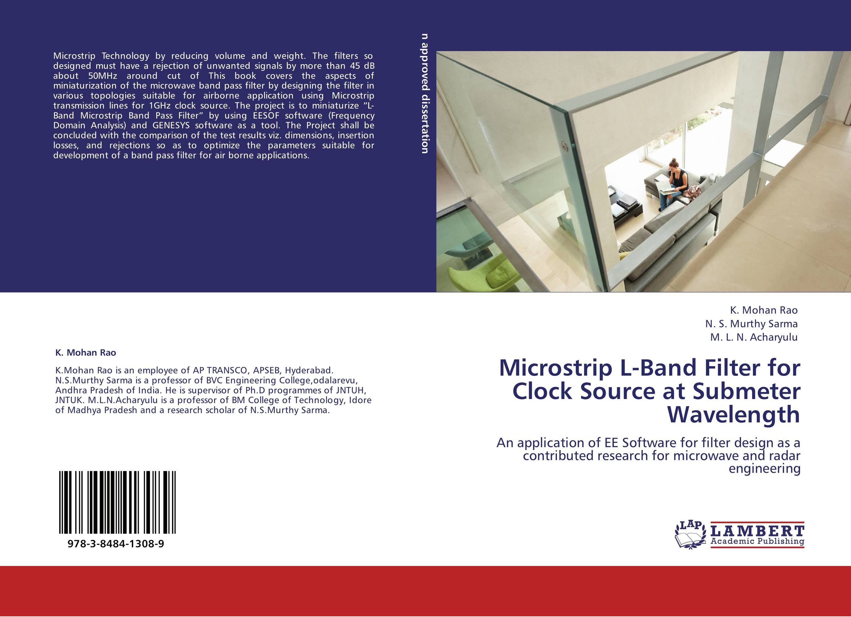 Microstrip L-Band Filter for Clock Source at Submeter Wavelength. An application of EE Software for filter design as a contributed research for microwave and radar engineering.