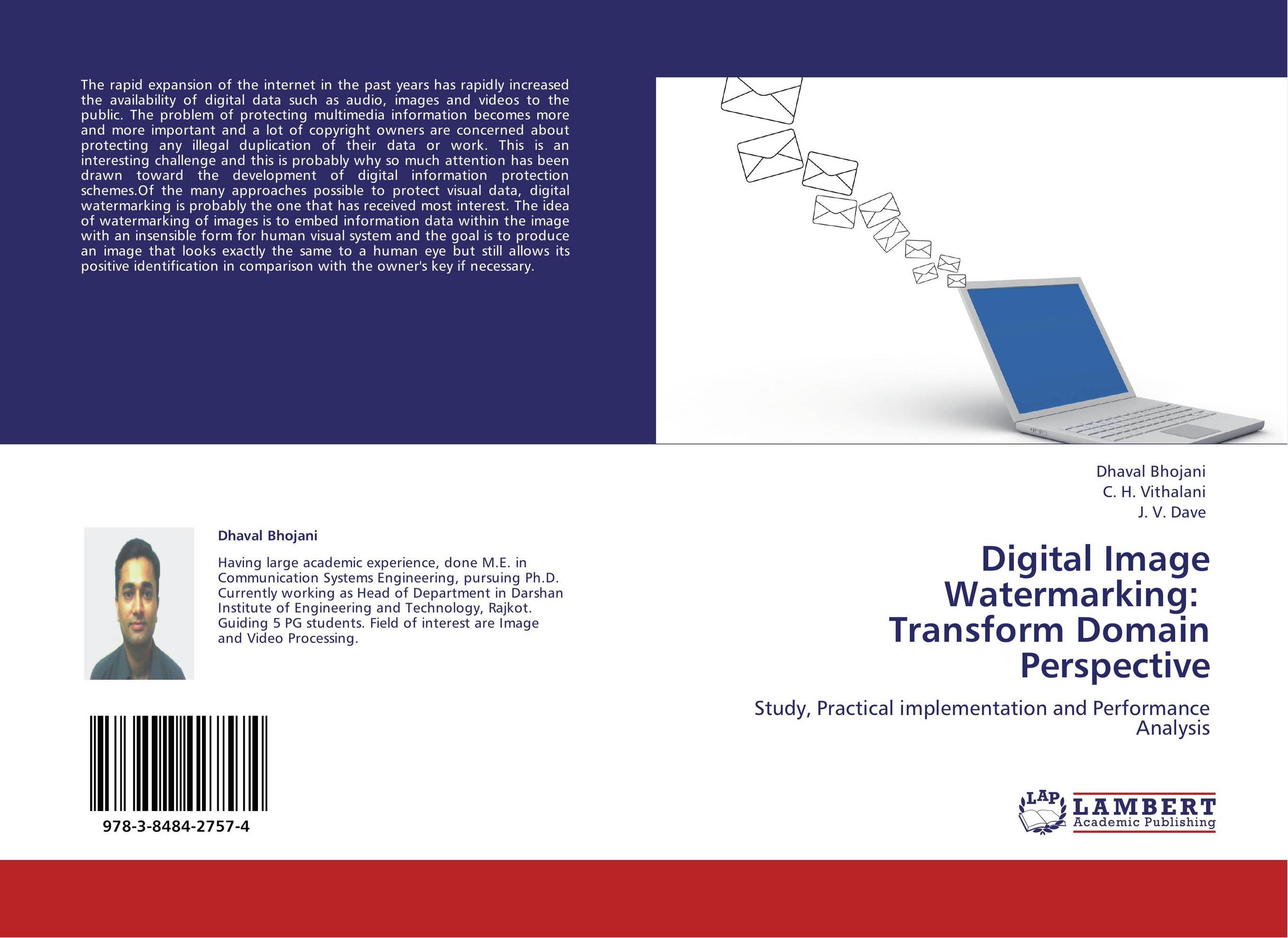 Digital Image Watermarking:   Transform Domain Perspective. Study, Practical implementation and Performance Analysis.
