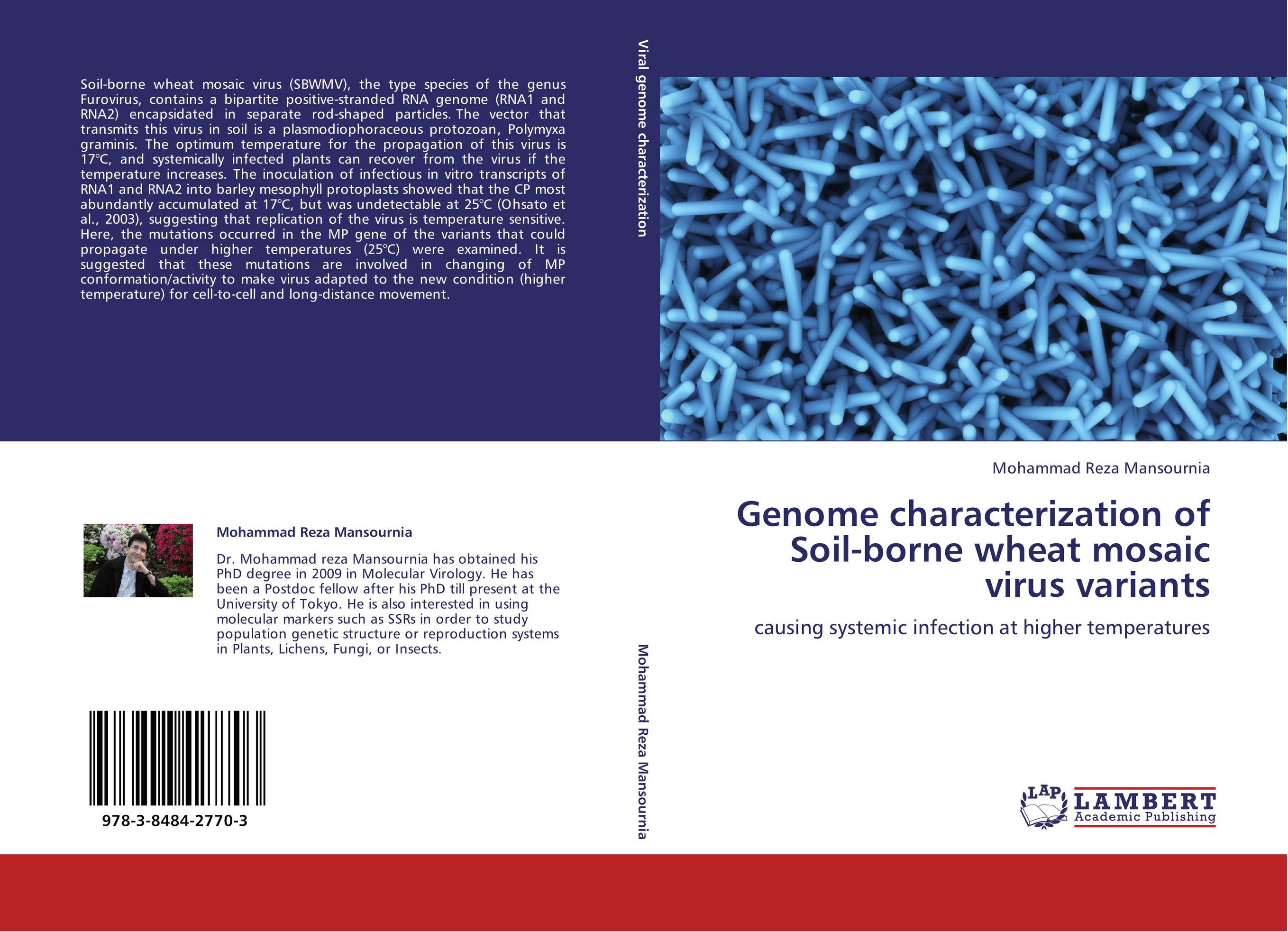 Genome characterization of Soil-borne wheat mosaic virus variants. Causing systemic infection at higher temperatures.