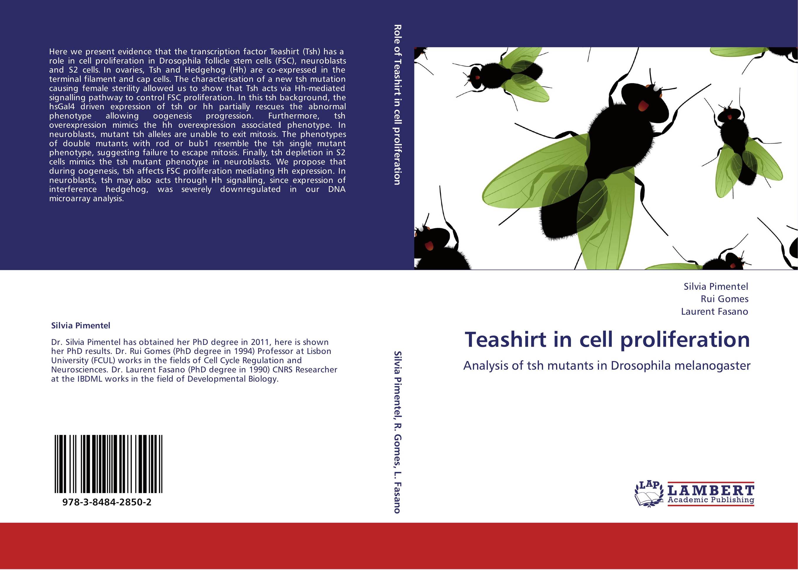 Teashirt in cell proliferation. Analysis of tsh mutants in Drosophila melanogaster.