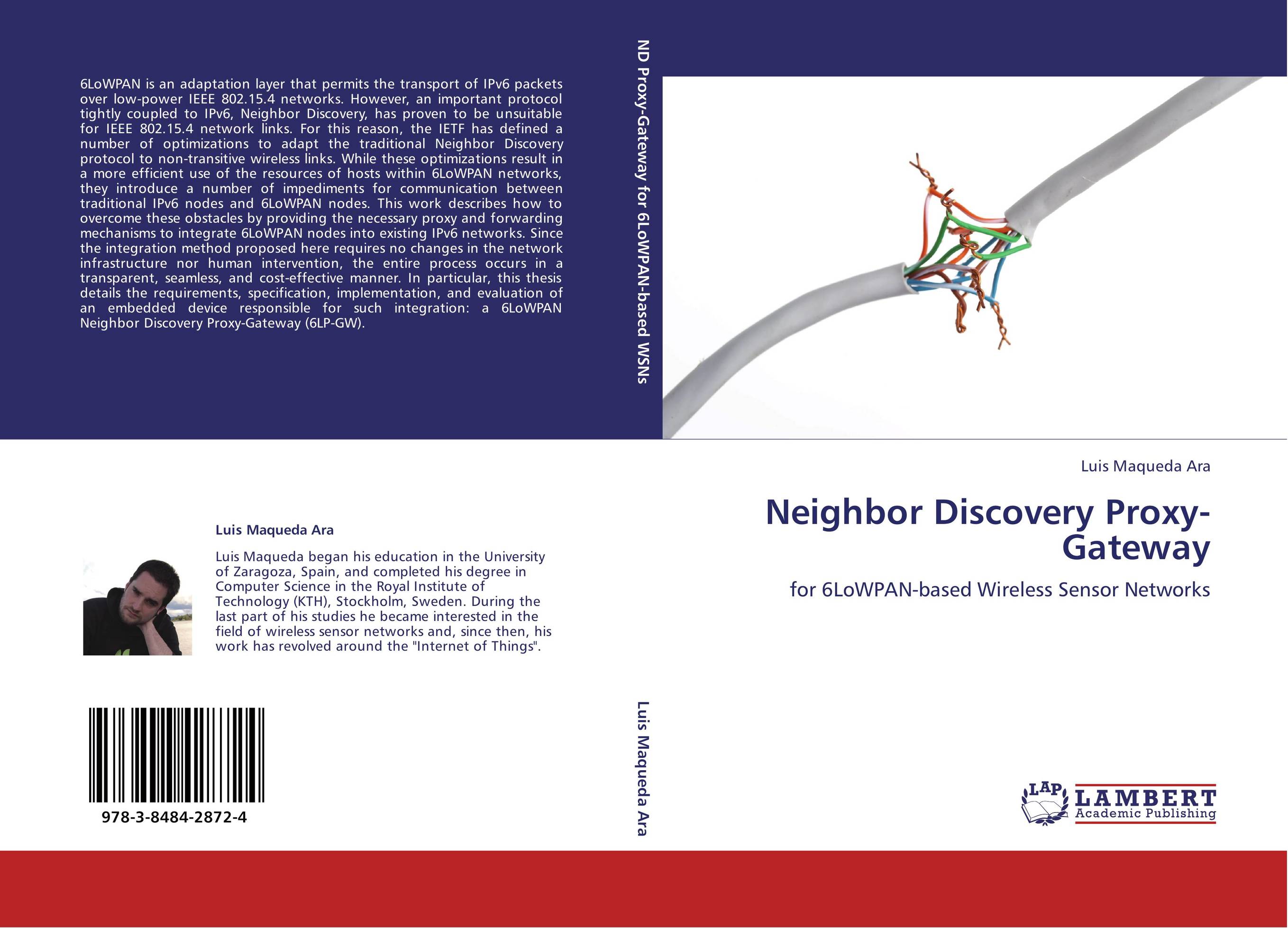 Neighbor Discovery Proxy-Gateway. For 6LoWPAN-based Wireless Sensor Networks.