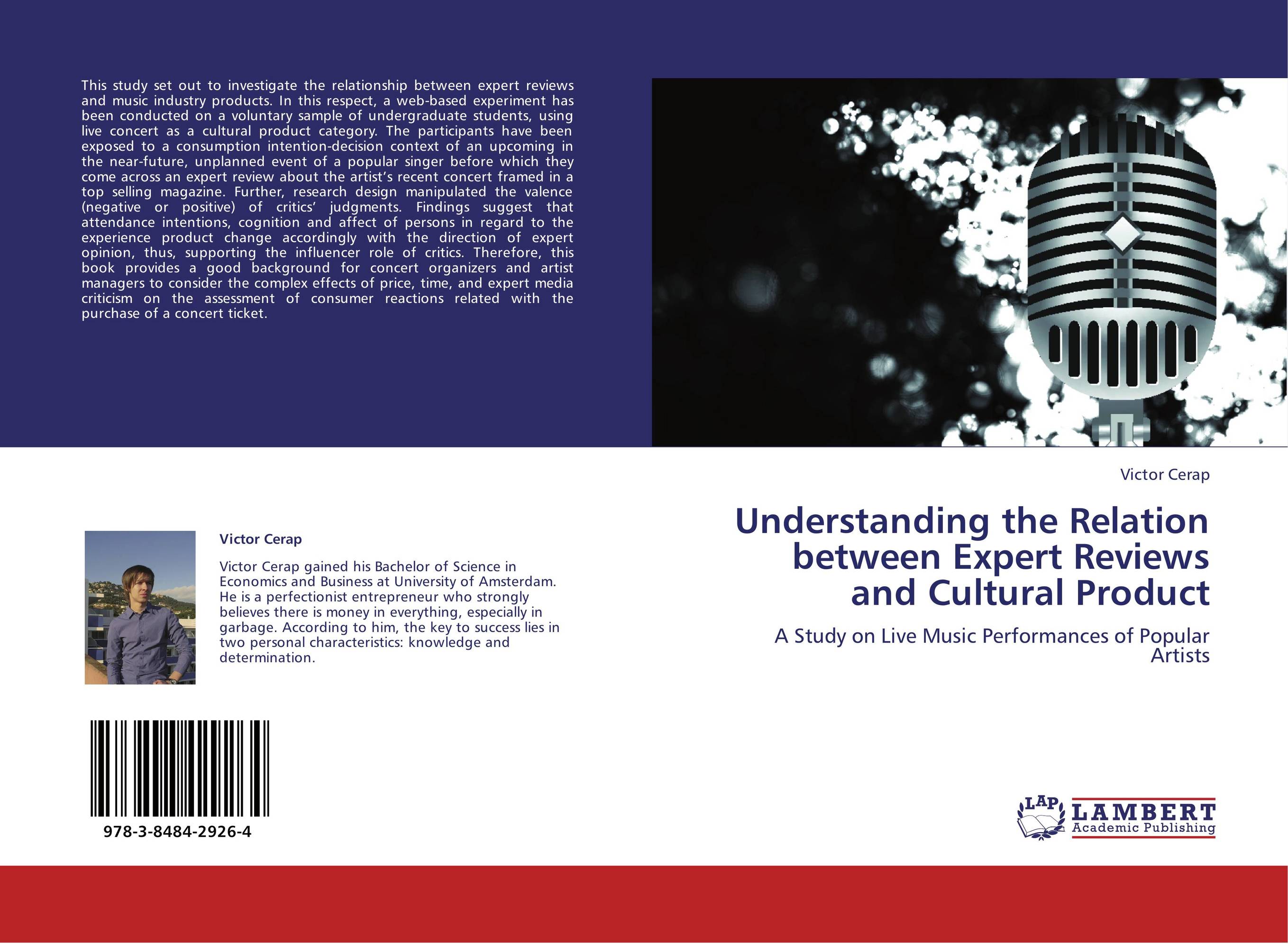 Understanding the Relation between Expert Reviews and Cultural Product. A Study on Live Music Performances of Popular Artists.