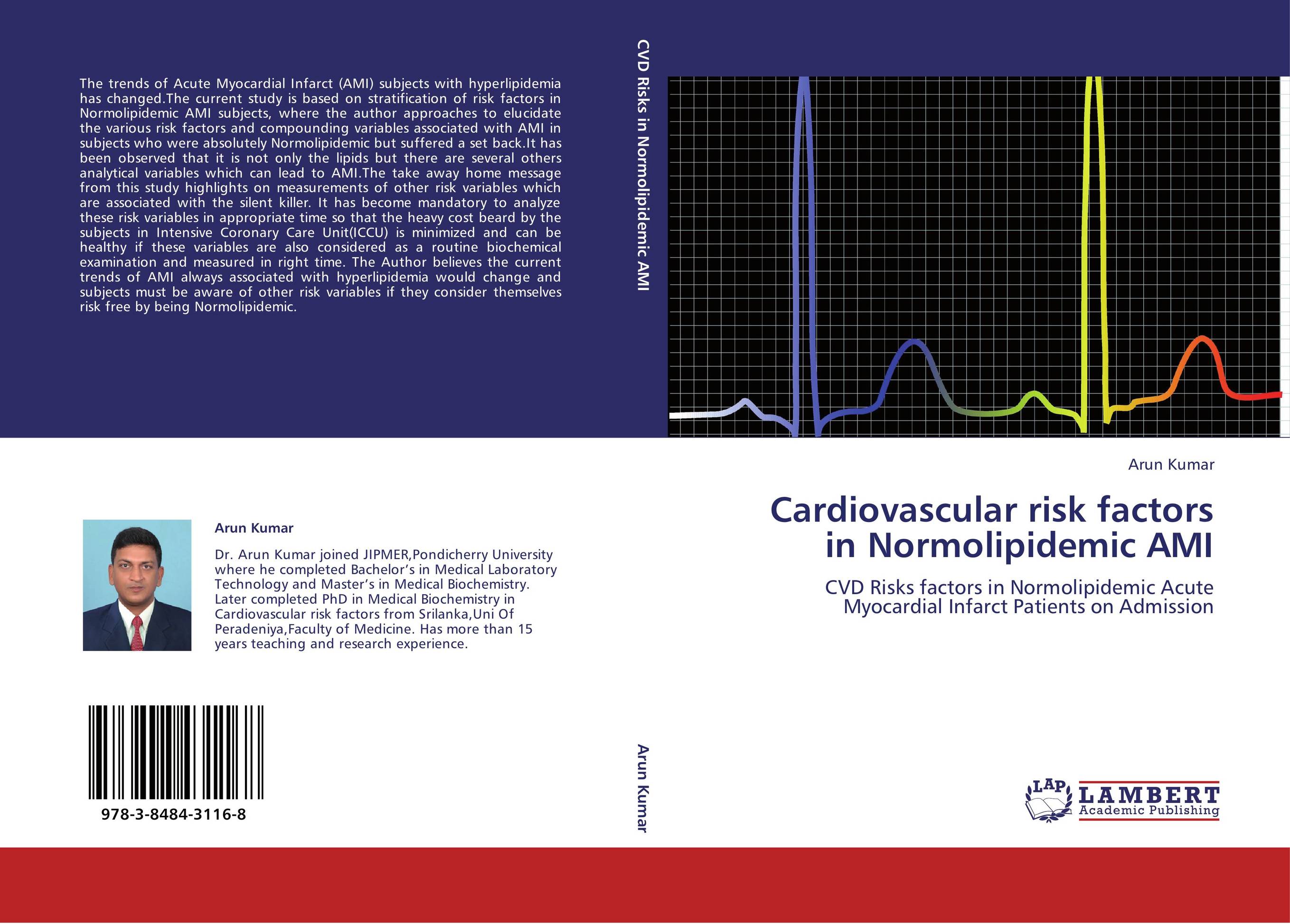 Cardiovascular risk factors in Normolipidemic AMI. CVD Risks factors in Normolipidemic Acute Myocardial Infarct Patients on Admission.