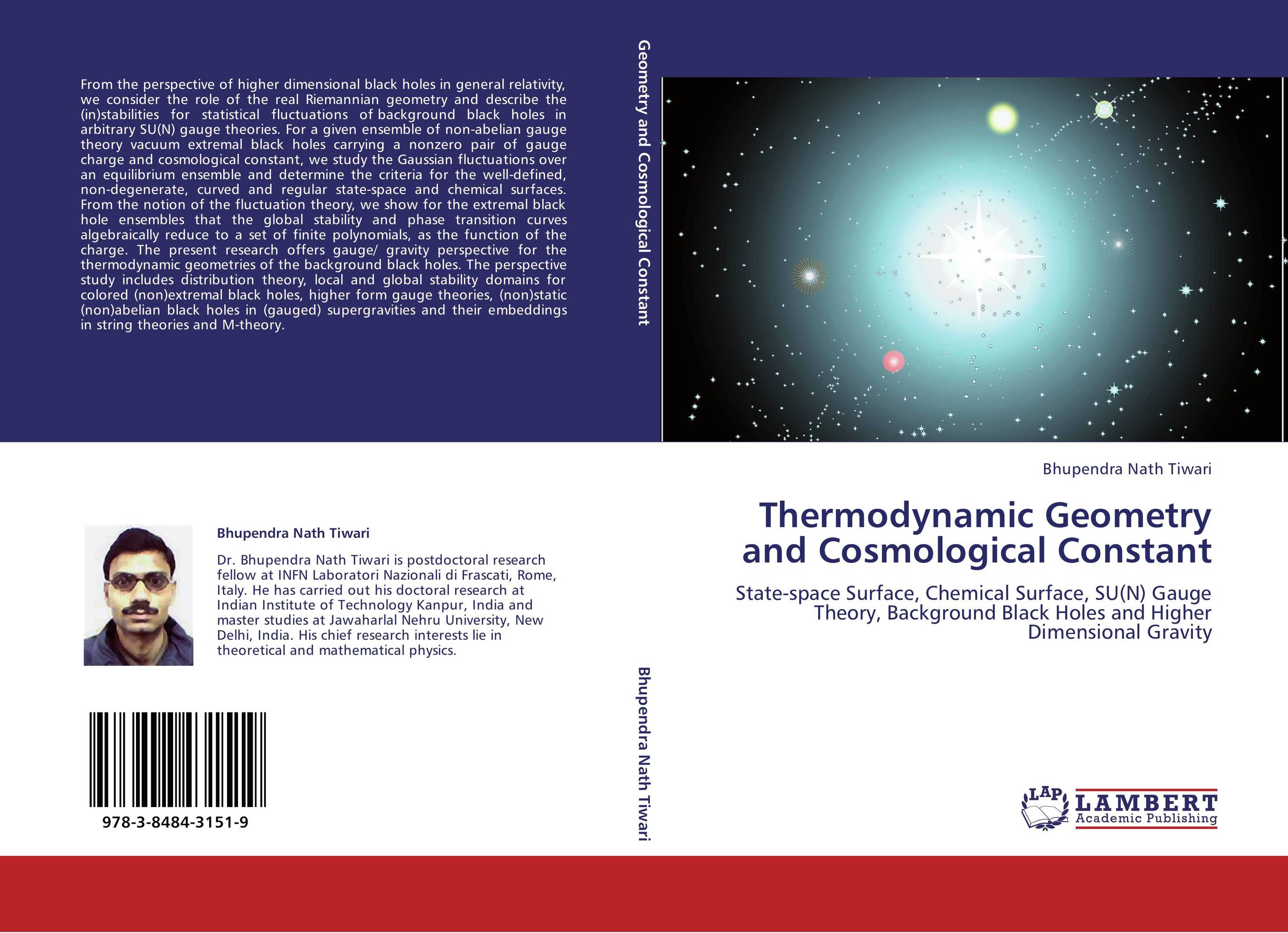 Thermodynamic Geometry and Cosmological Constant. State-space Surface, Chemical Surface, SU(N) Gauge Theory, Background Black Holes and Higher Dimensional Gravity.