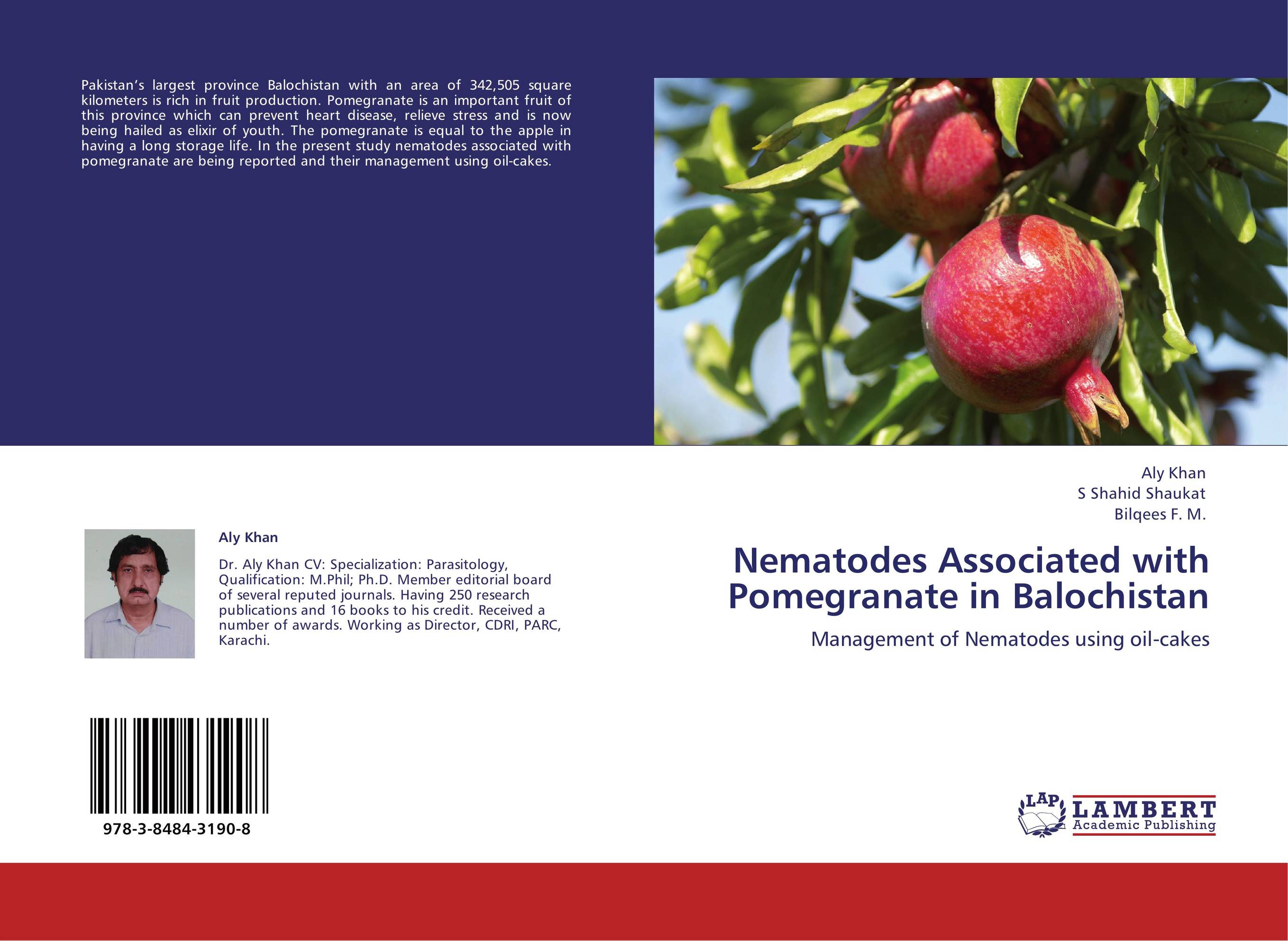 Nematodes Associated with Pomegranate in Balochistan. Management of Nematodes using oil-cakes.