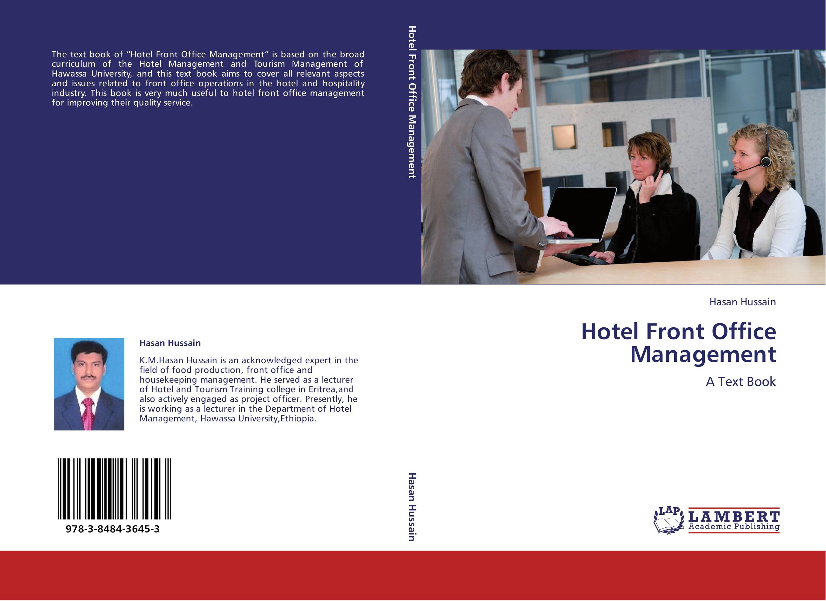 Hotel Front Office Management. A Text Book.