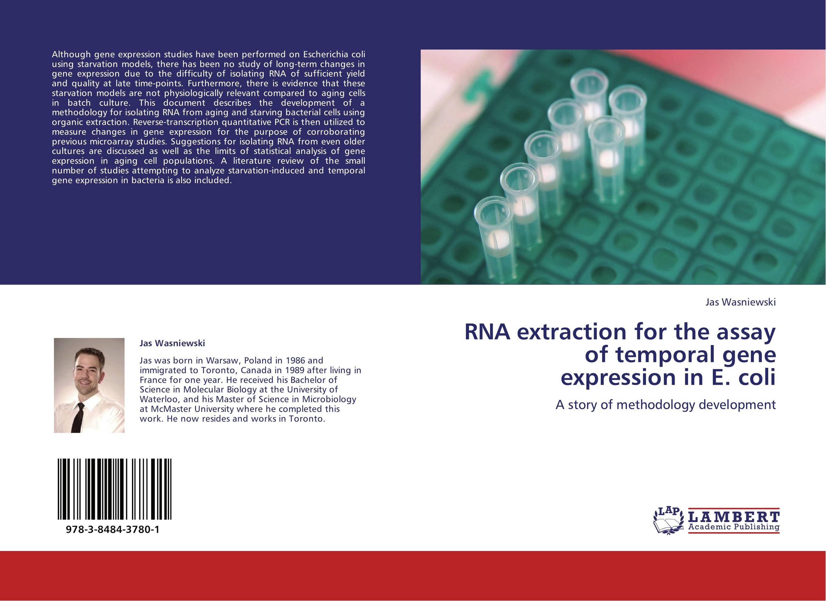 RNA extraction for the assay of temporal gene expression in E. coli. A story of methodology development.