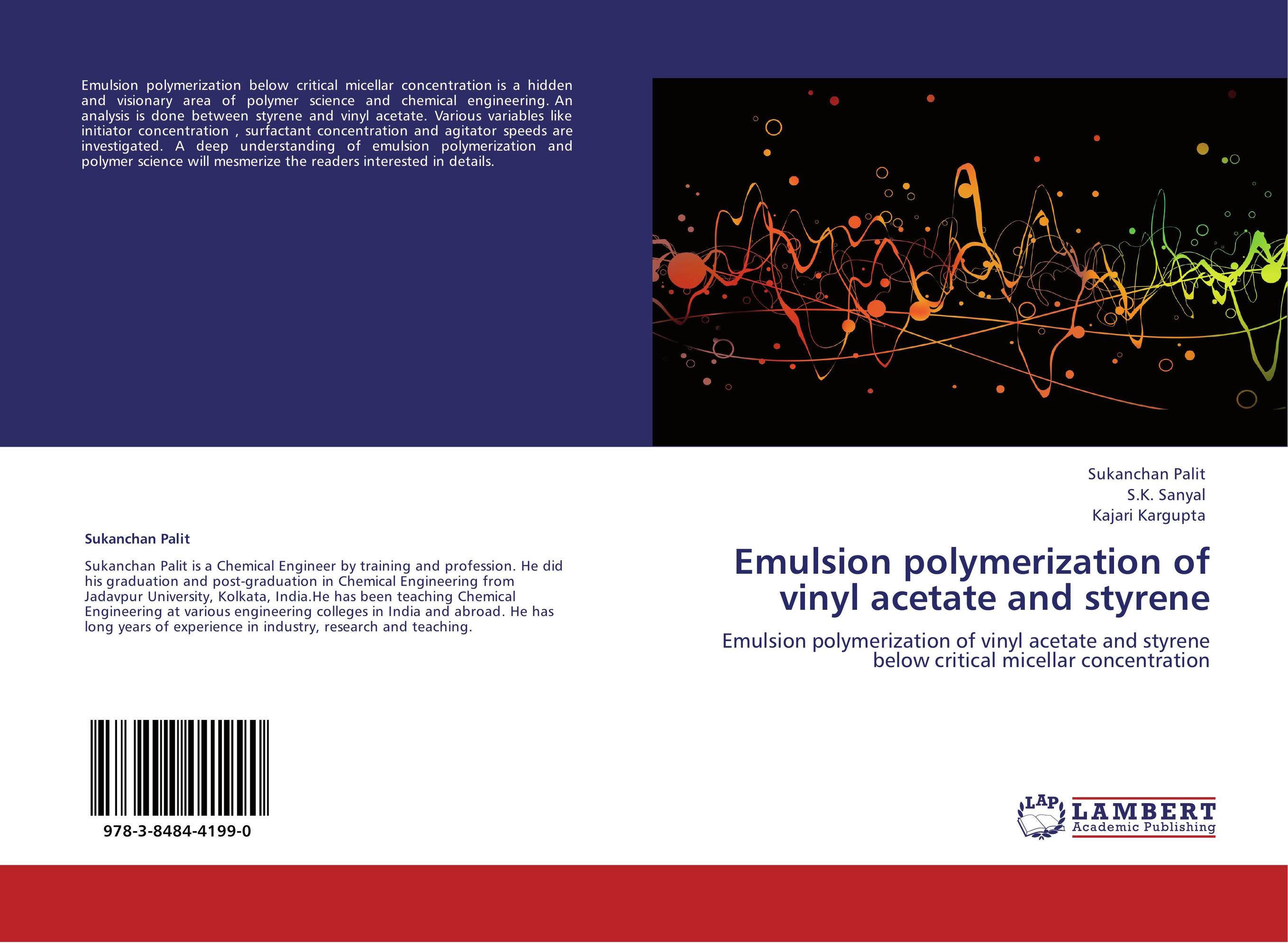 Emulsion polymerization of vinyl acetate and styrene. Emulsion polymerization of vinyl acetate and styrene below critical micellar concentration.