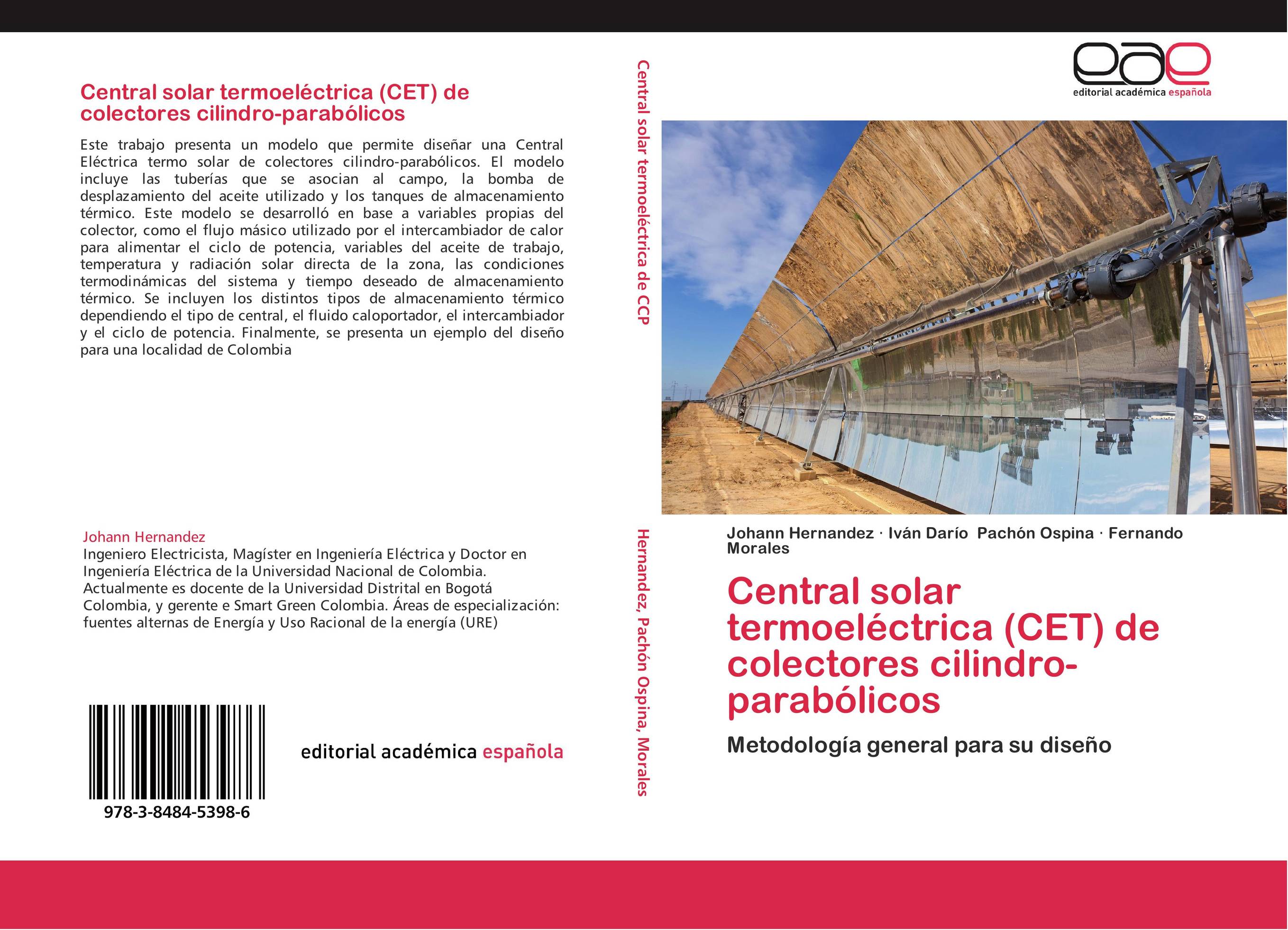 Central solar termoeléctrica (CET) de colectores cilindro-parabólicos
