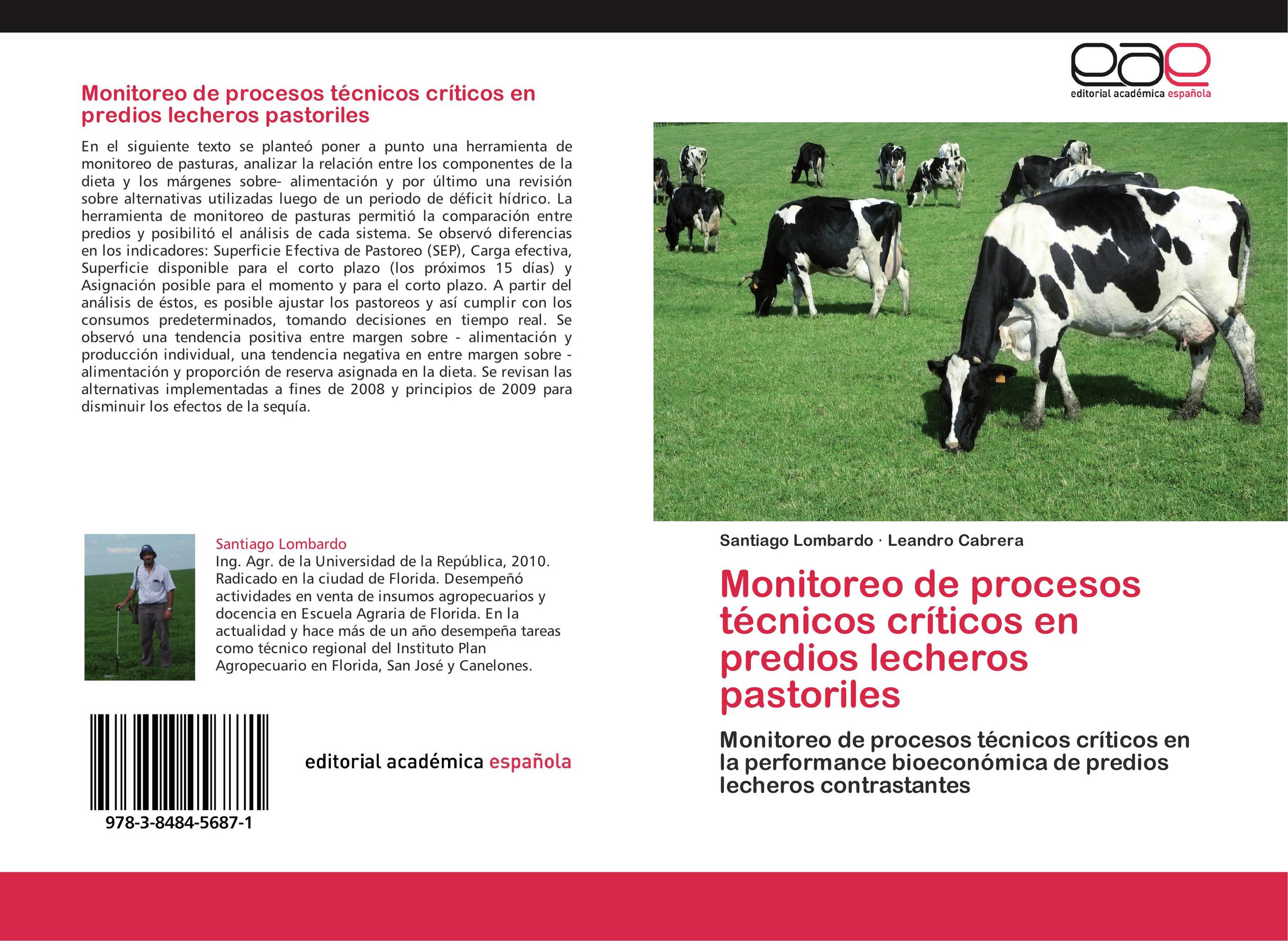Monitoreo de procesos técnicos críticos en predios lecheros pastoriles