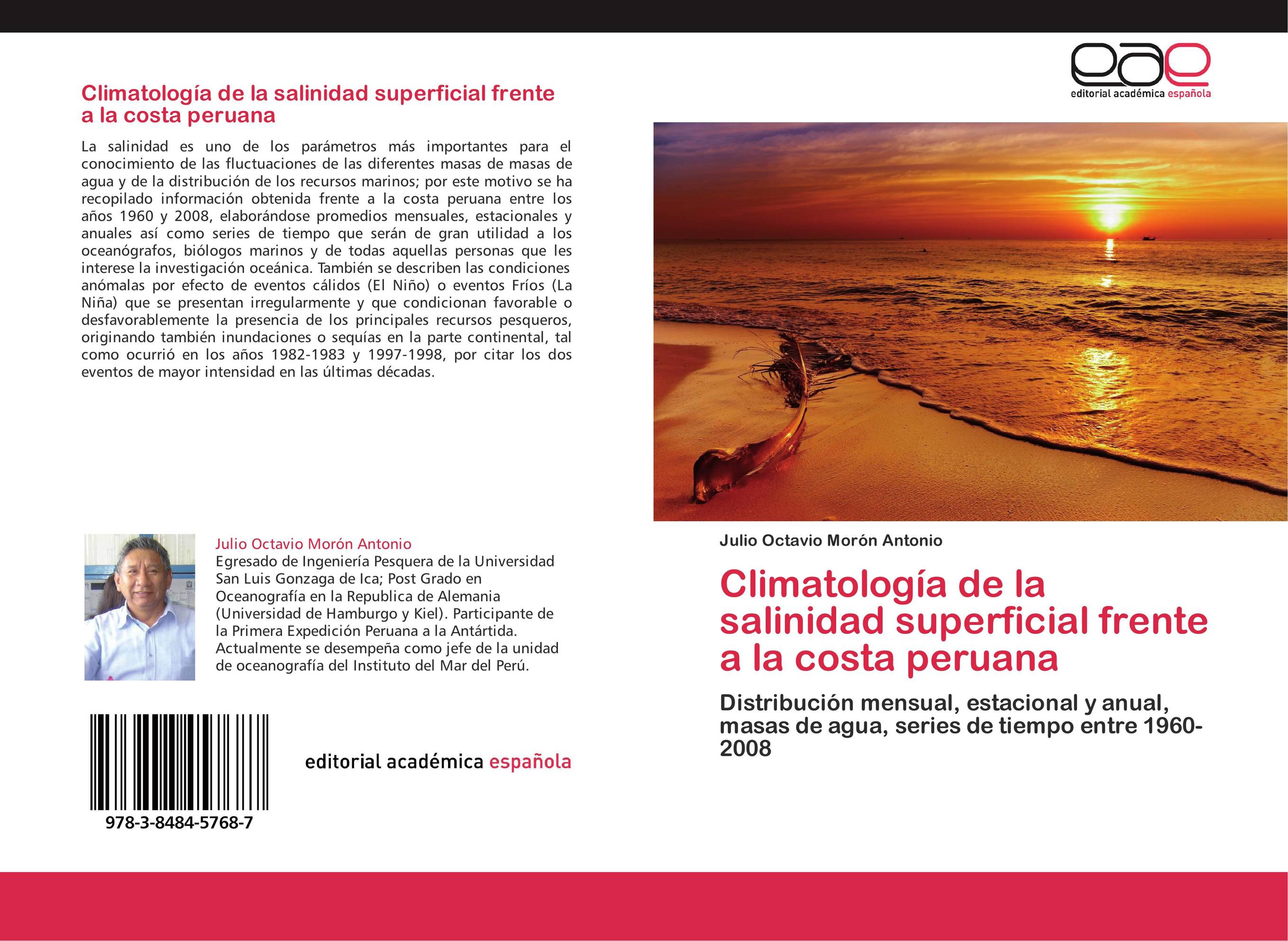 Climatología de la salinidad superficial frente a la costa peruana