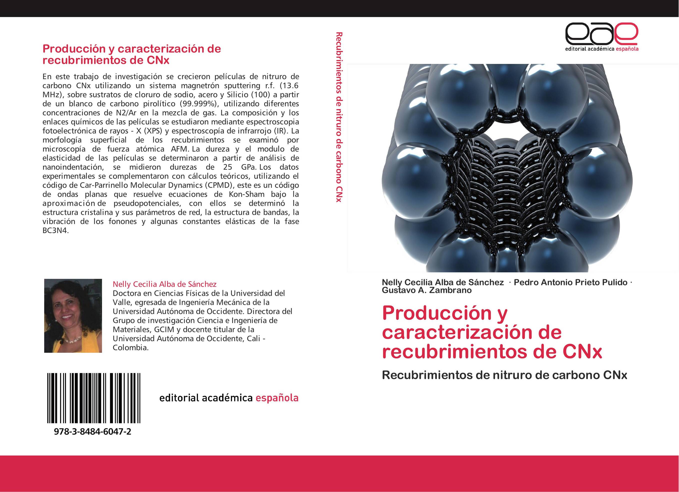 Producción y caracterización de recubrimientos de CNx