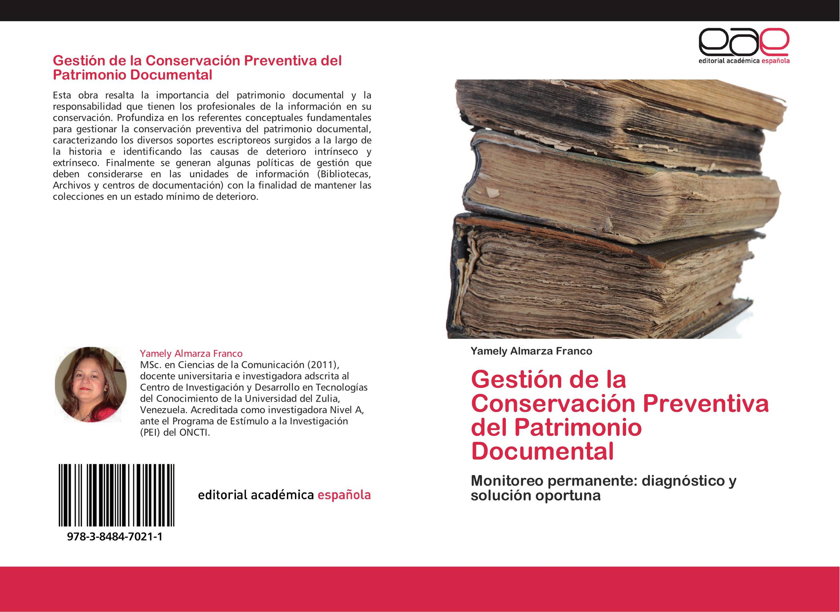 Gestión de la Conservación Preventiva del Patrimonio Documental
