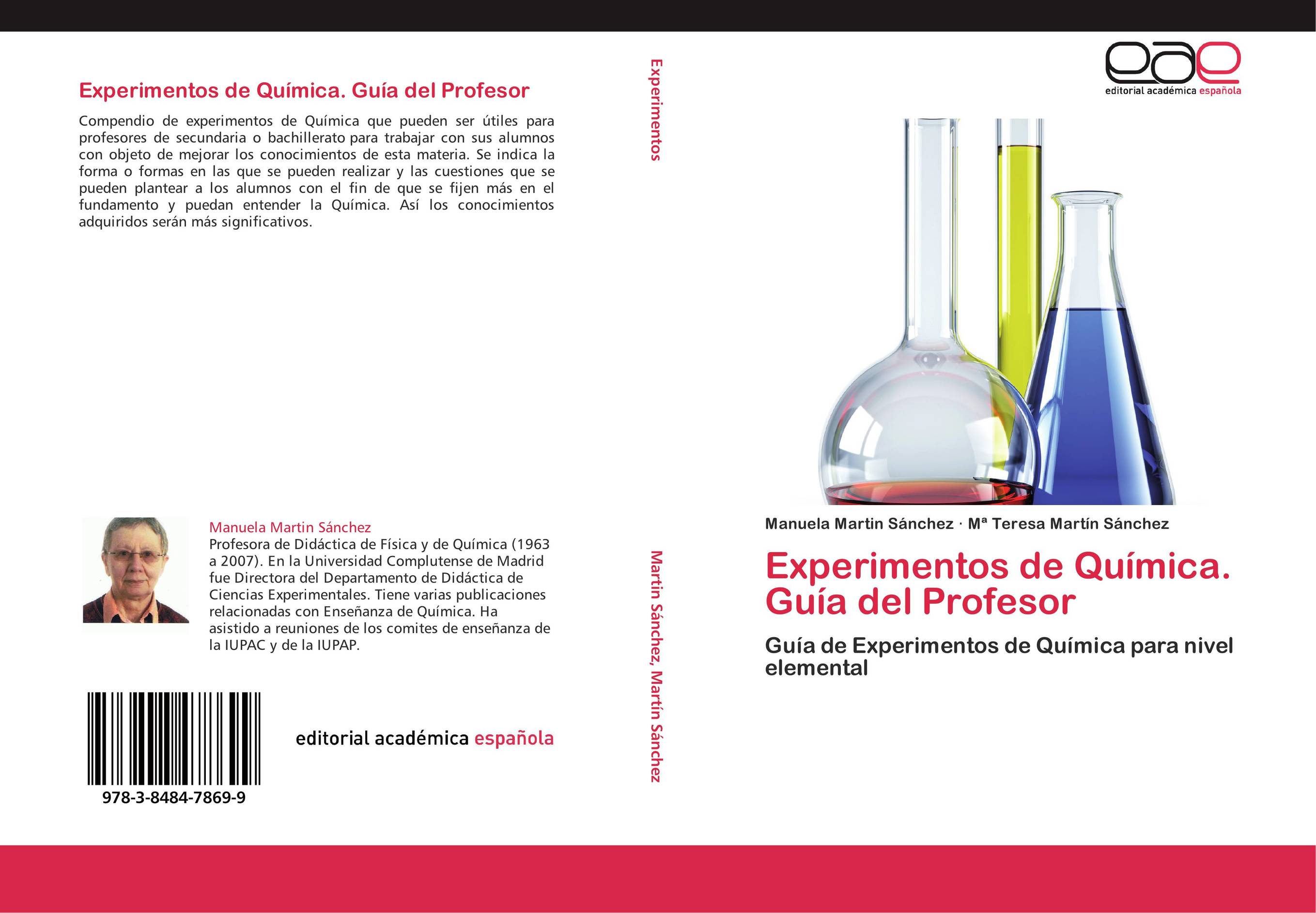 Experimentos de Química. Guía del Profesor