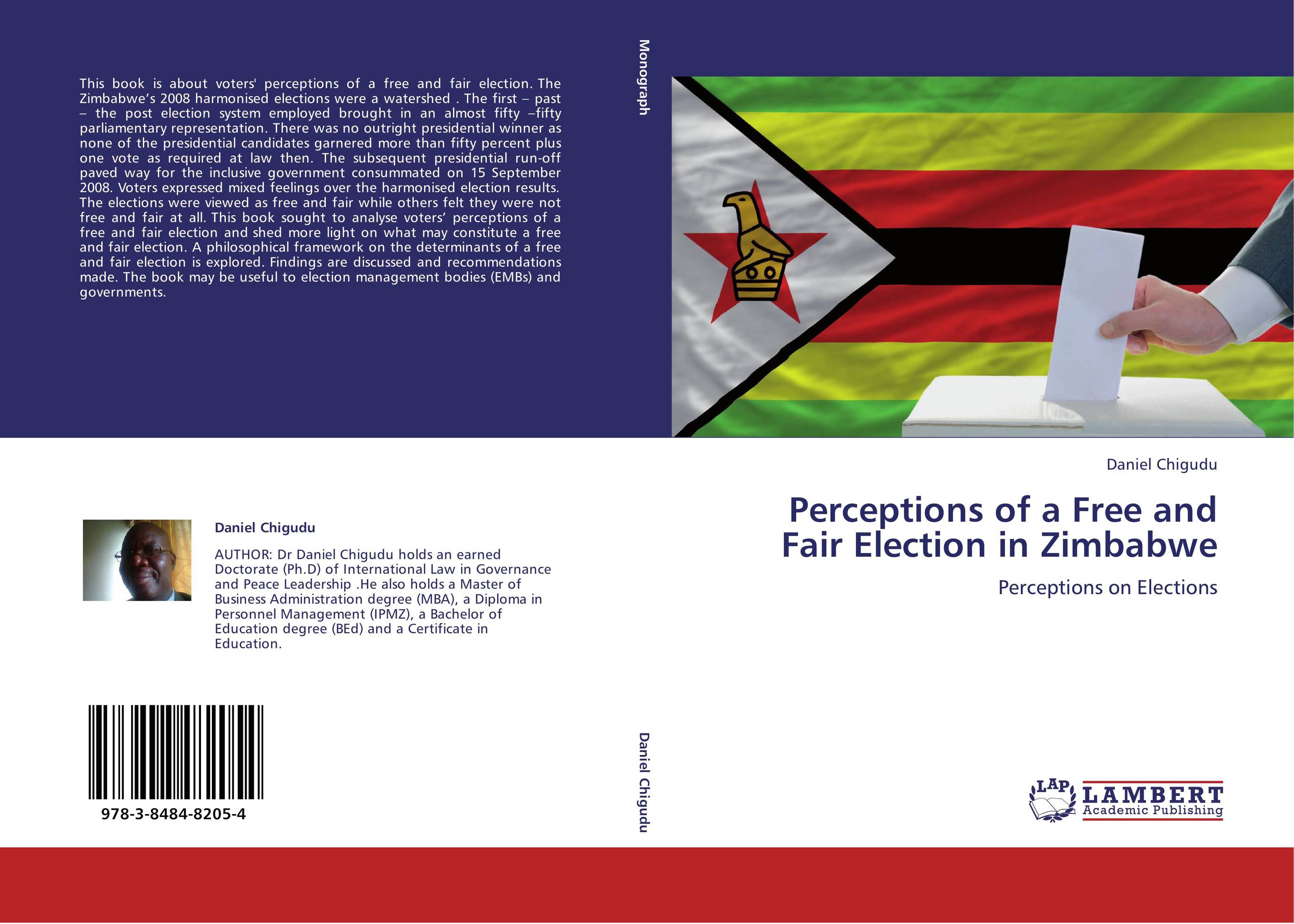 Perceptions of a Free and Fair Election in Zimbabwe. Perceptions on Elections.
