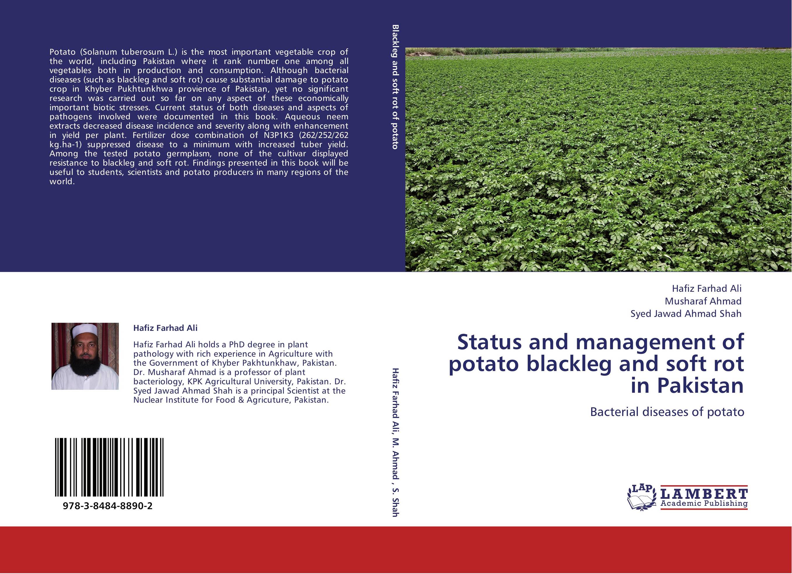 Status and management of potato blackleg and soft rot in Pakistan. Bacterial diseases of potato.