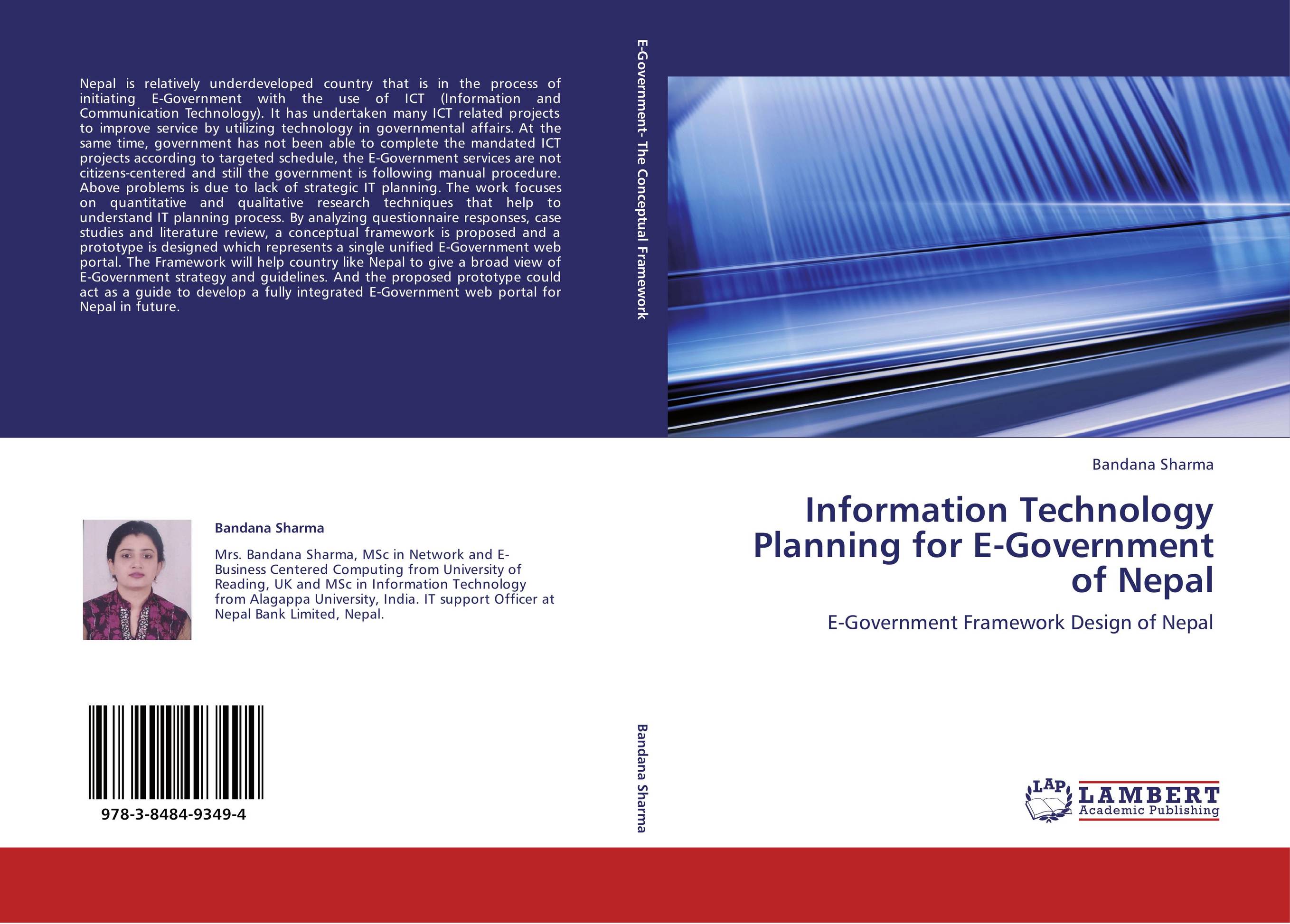 Information Technology Planning for E-Government of Nepal. E-Government Framework Design of Nepal.