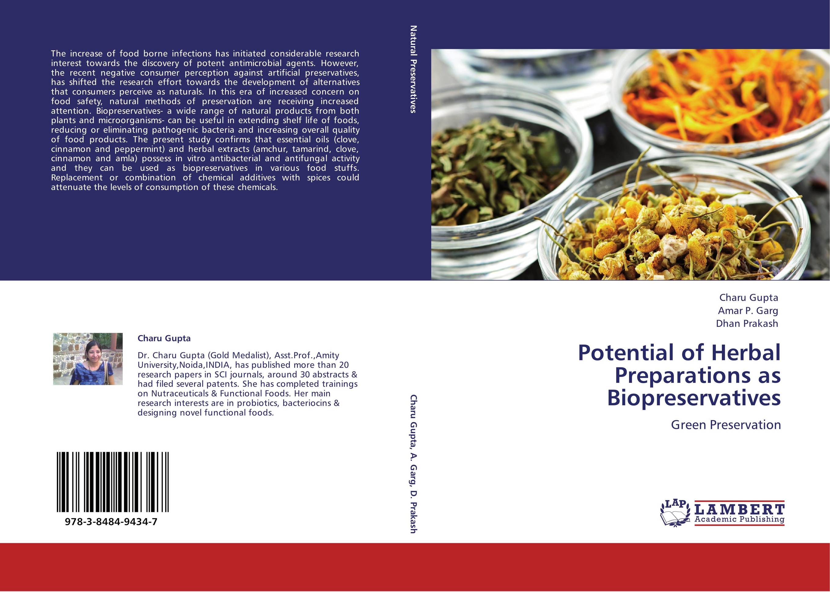 Potential of Herbal Preparations as Biopreservatives. Green Preservation.