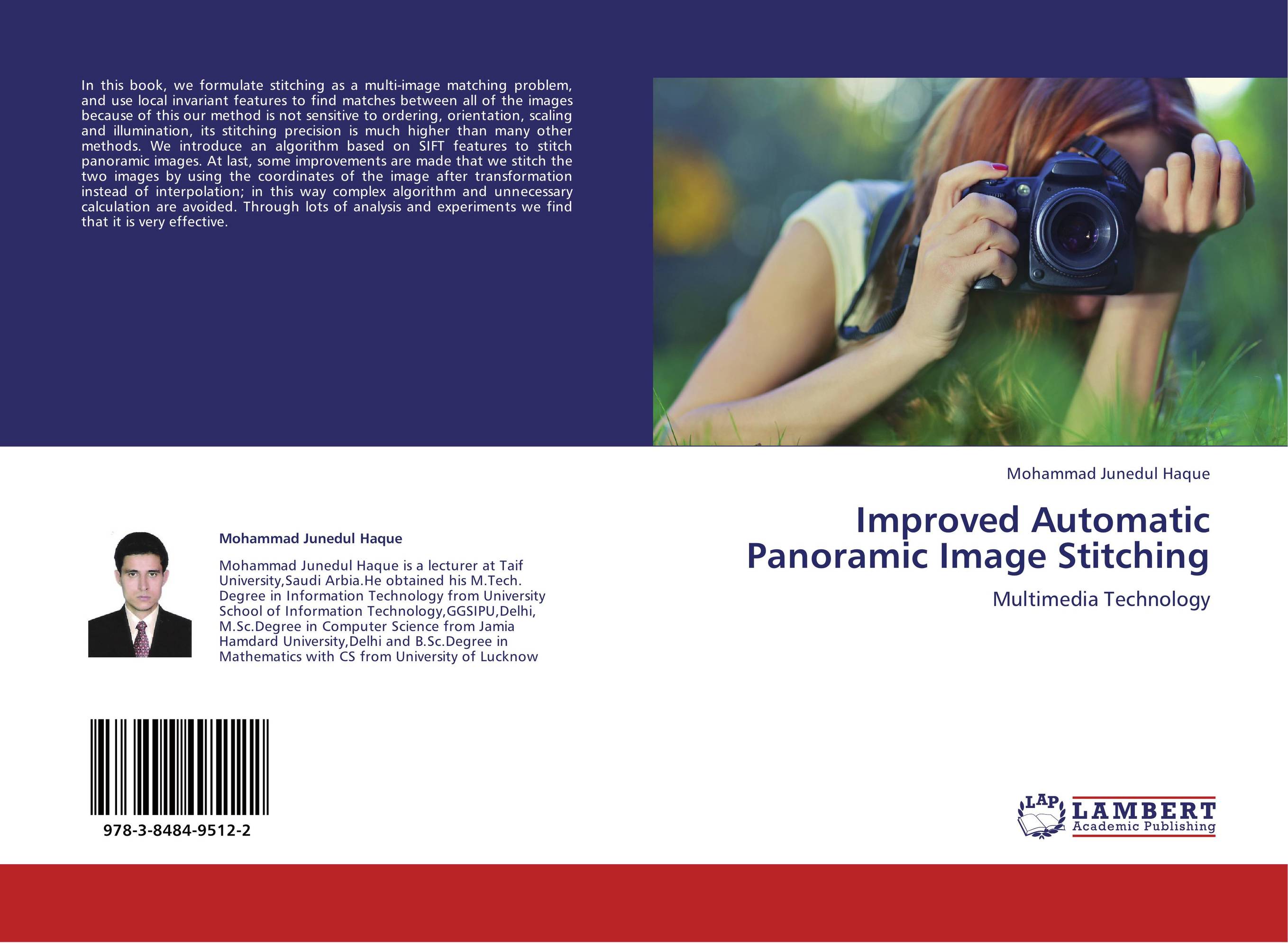 Improved Automatic Panoramic Image Stitching. Multimedia Technology.