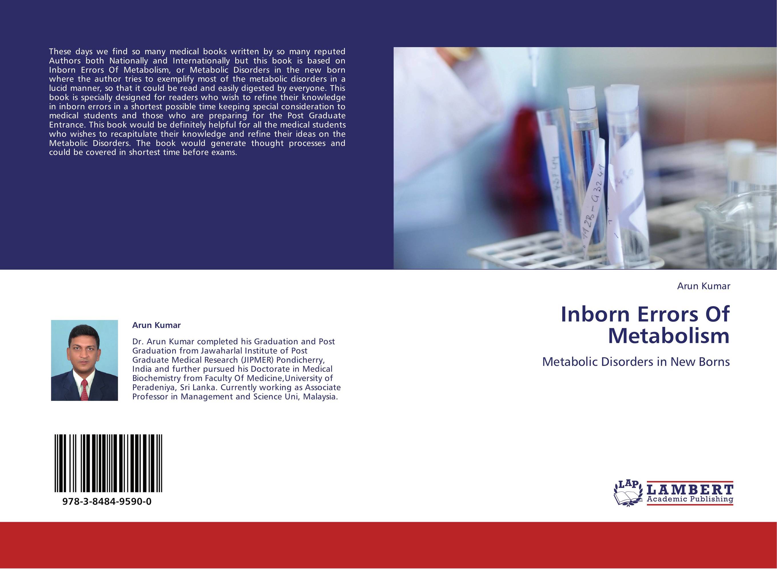 Inborn Errors Of Metabolism. Metabolic Disorders in New Borns.