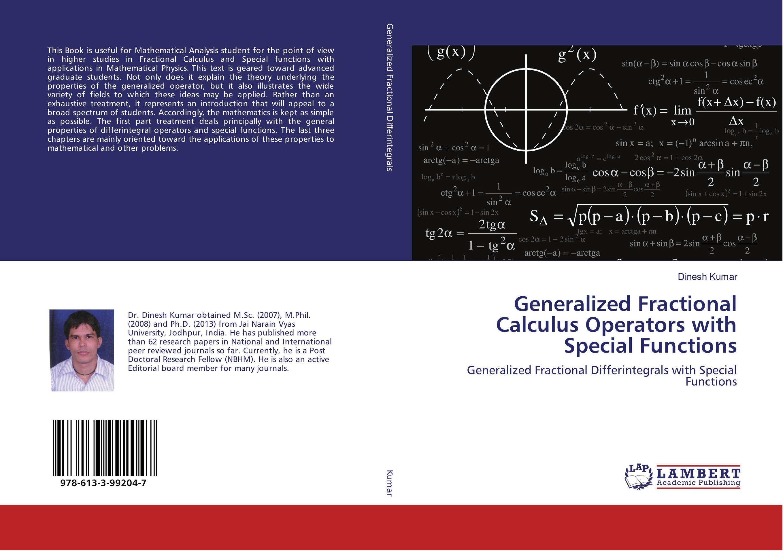 Generalized Fractional Calculus Operators with Special Functions. Generalized Fractional Differintegrals with Special Functions.