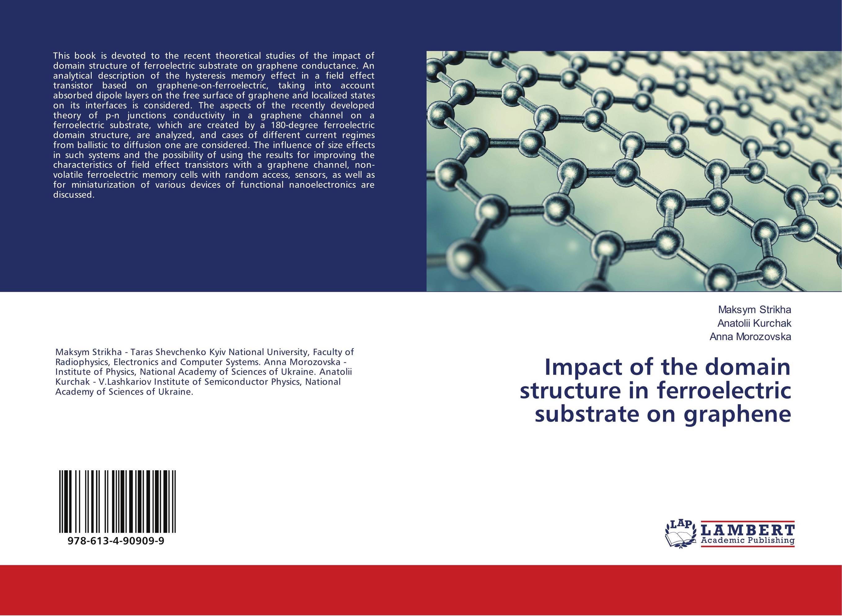 Impact of the domain structure in ferroelectric substrate on graphene..