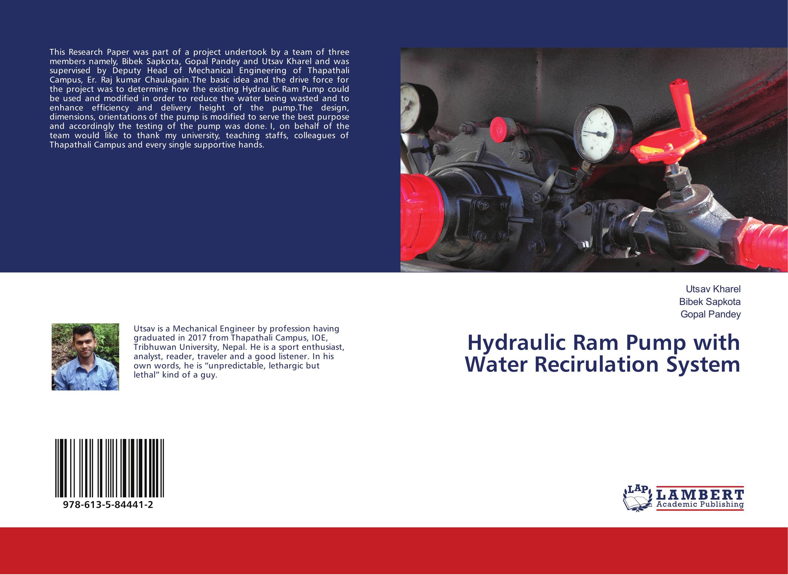 Hydraulic Ram Pump with Water Recirulation System..