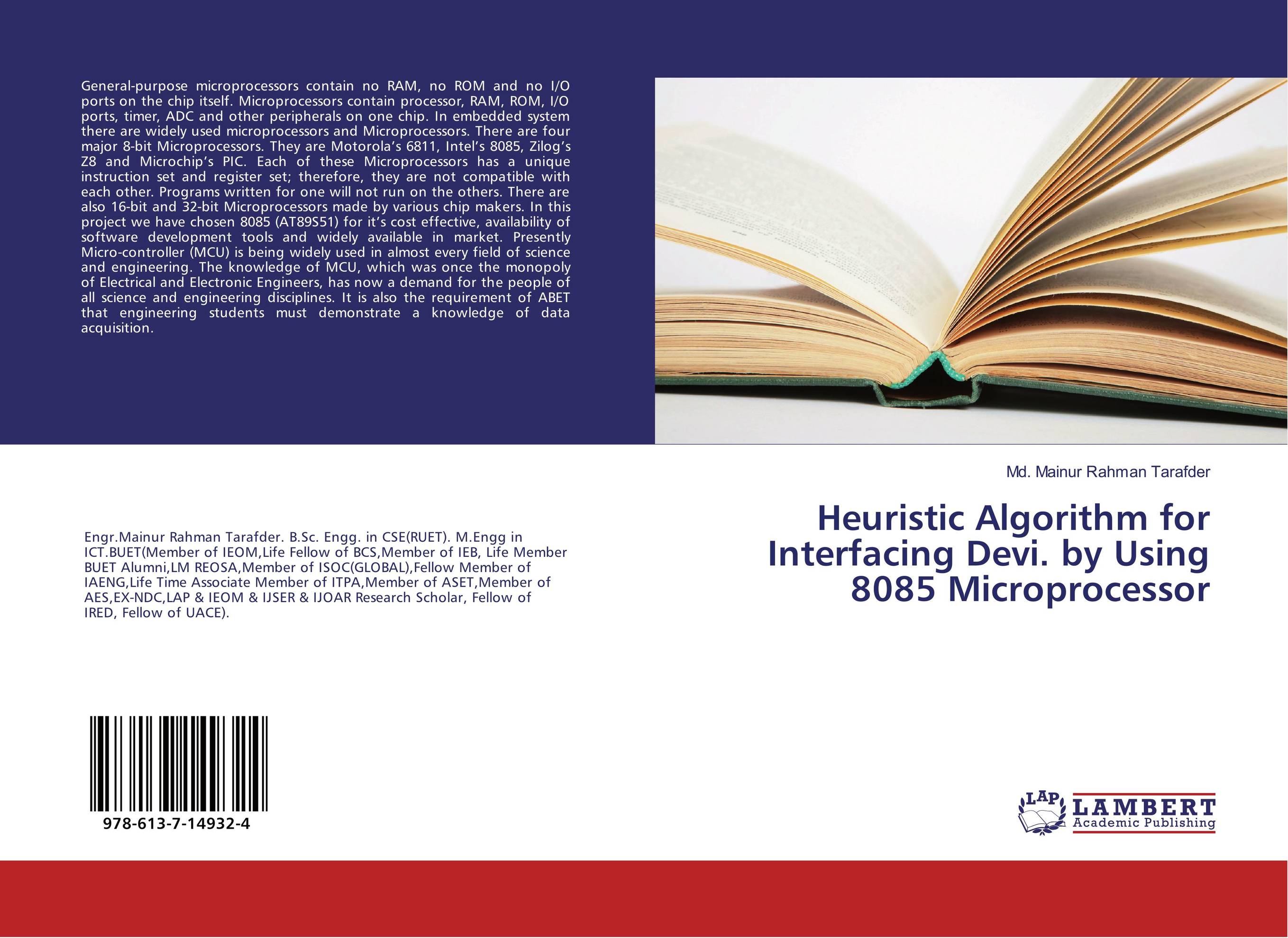 Heuristic Algorithm for Interfacing Devi. by Using 8085 Microprocessor..
