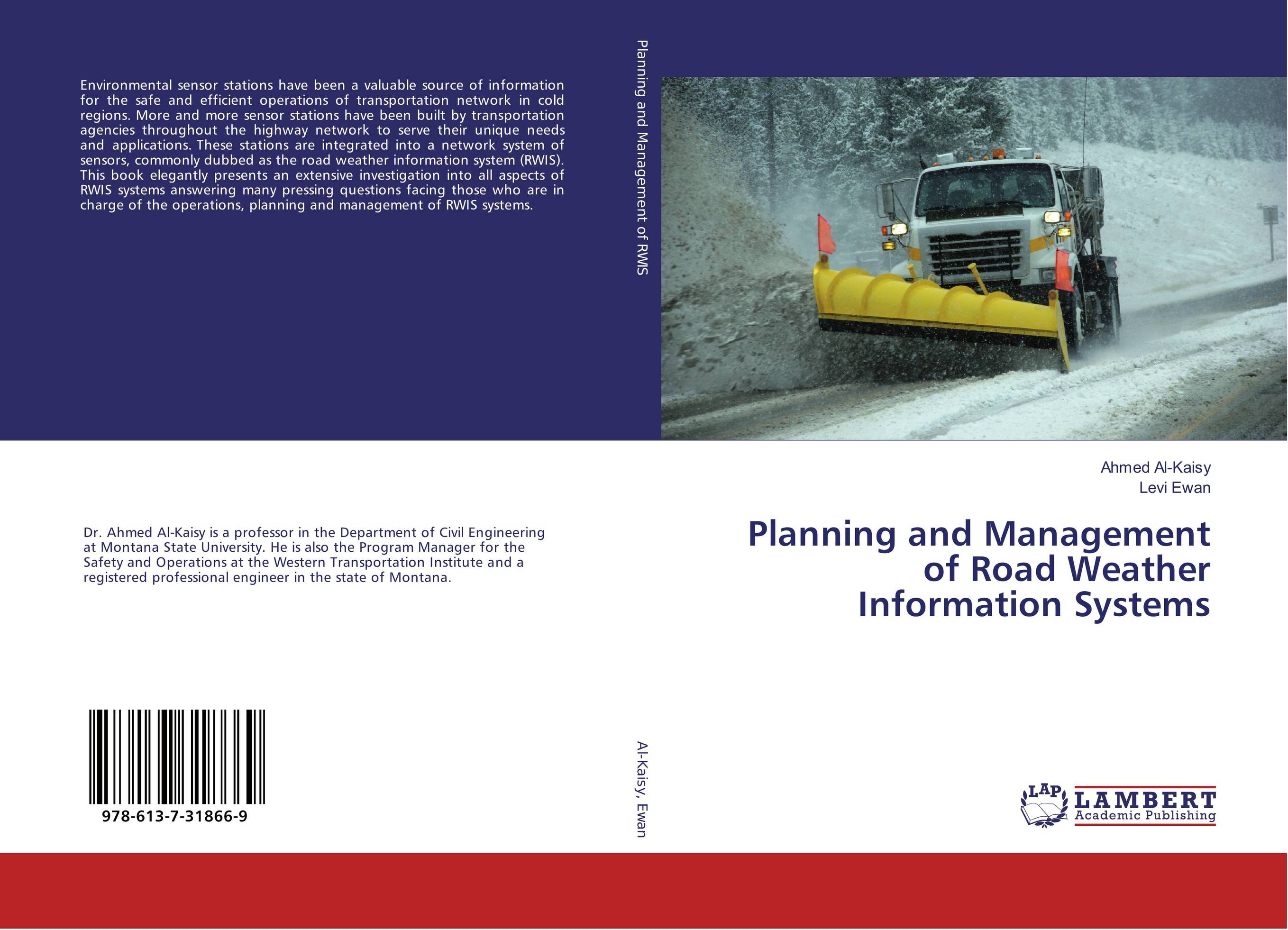 Planning and Management of Road Weather Information Systems..