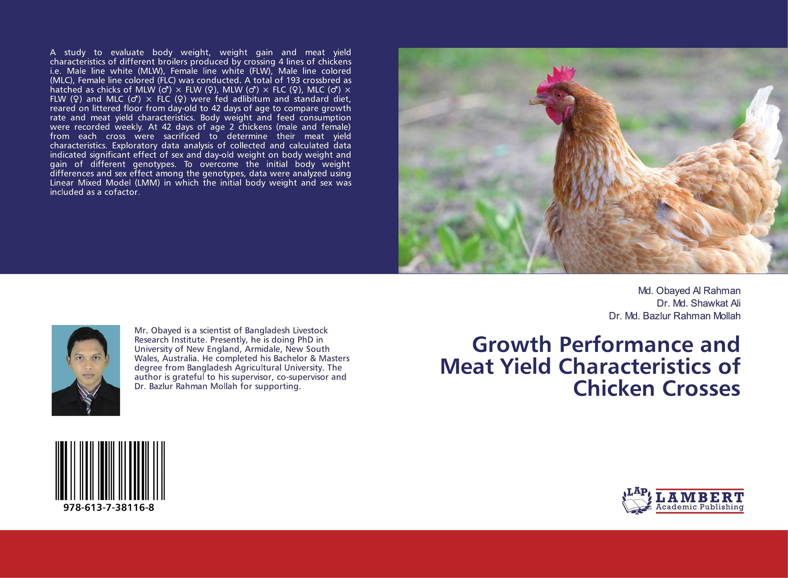 Growth Performance and Meat Yield Characteristics of Chicken Crosses..