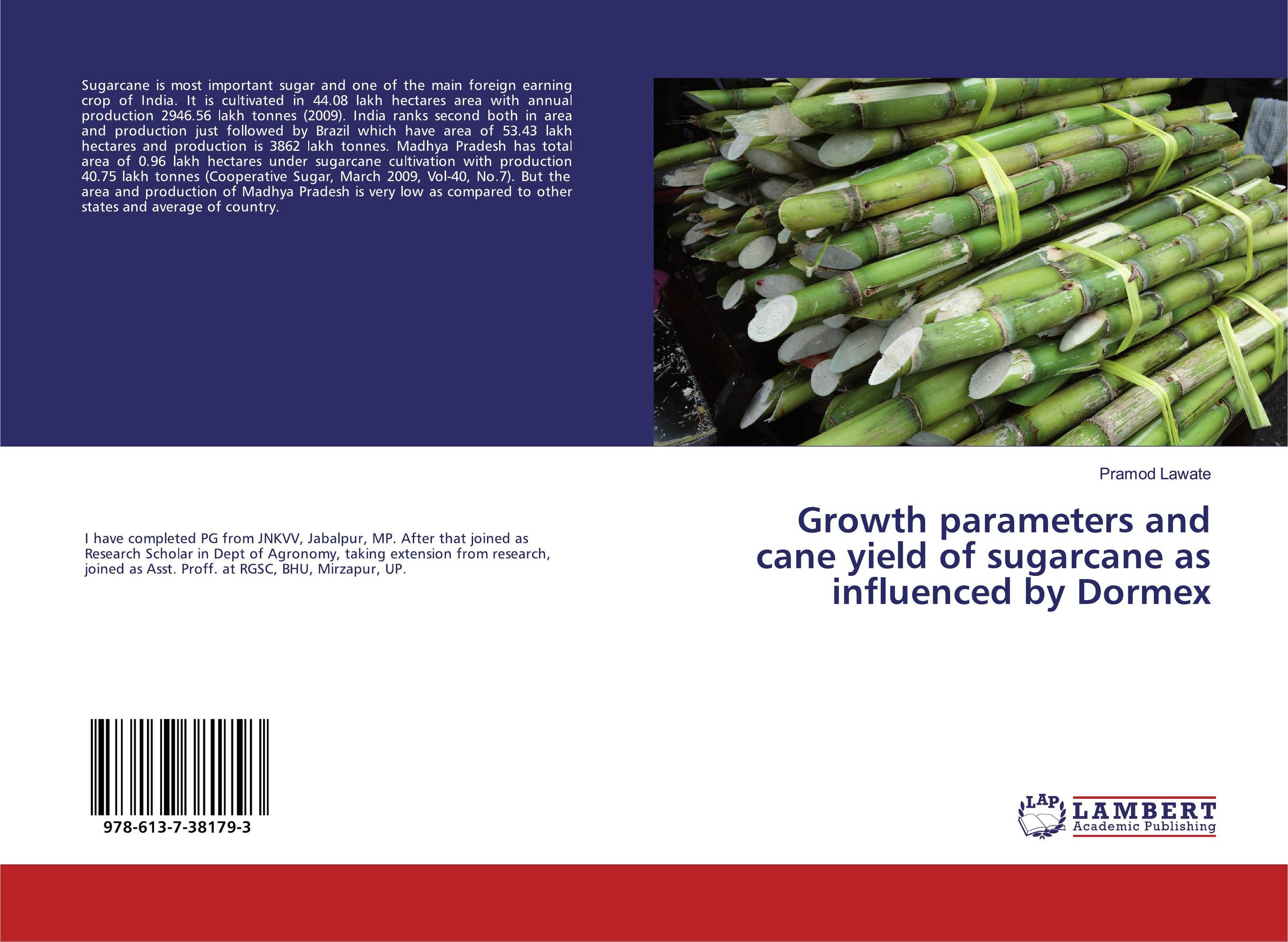 Growth parameters and cane yield of sugarcane as influenced by Dormex..