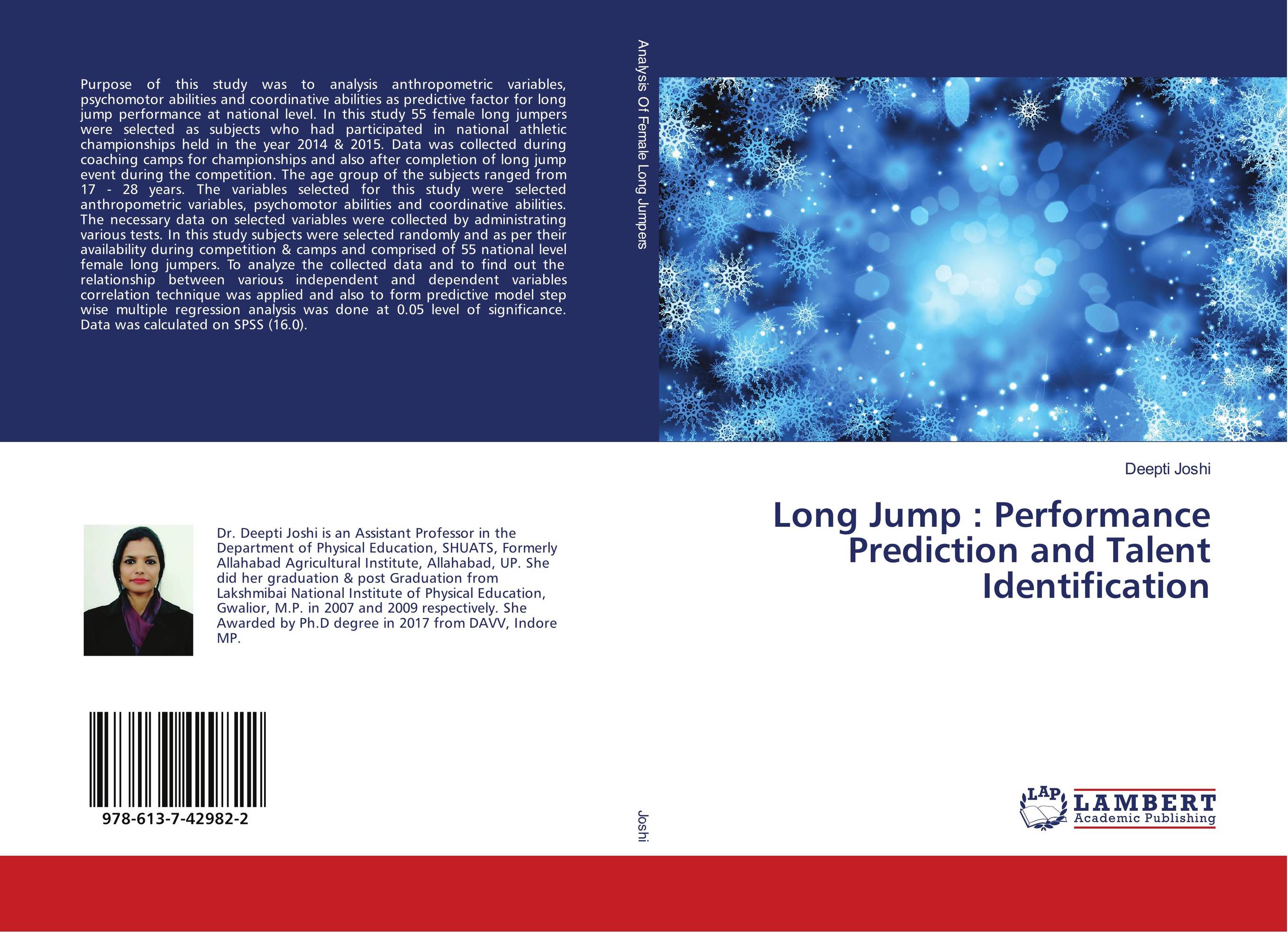 Long Jump : Performance Prediction and Talent Identification..