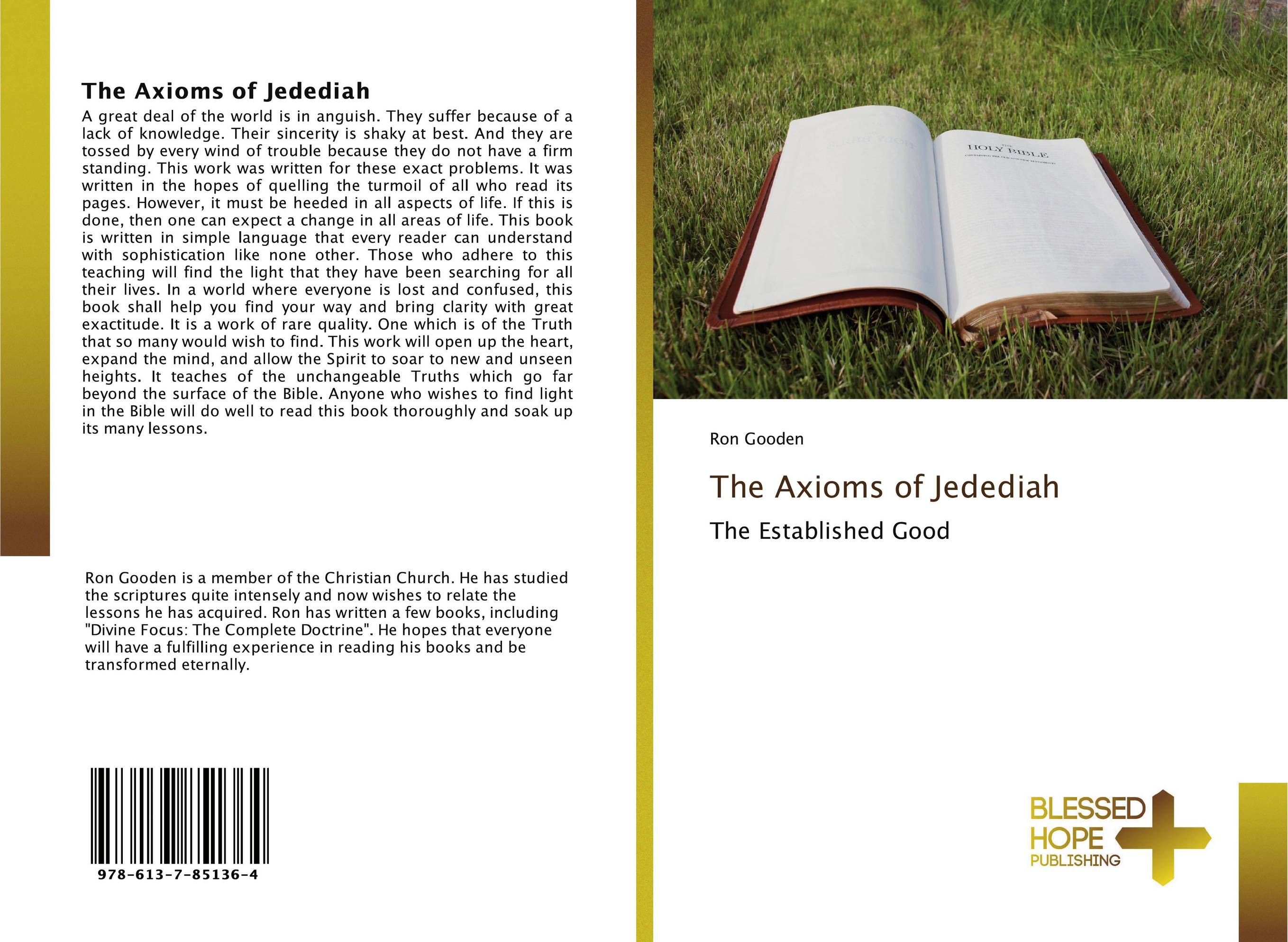 The Axioms of Jedediah. The Established Good.