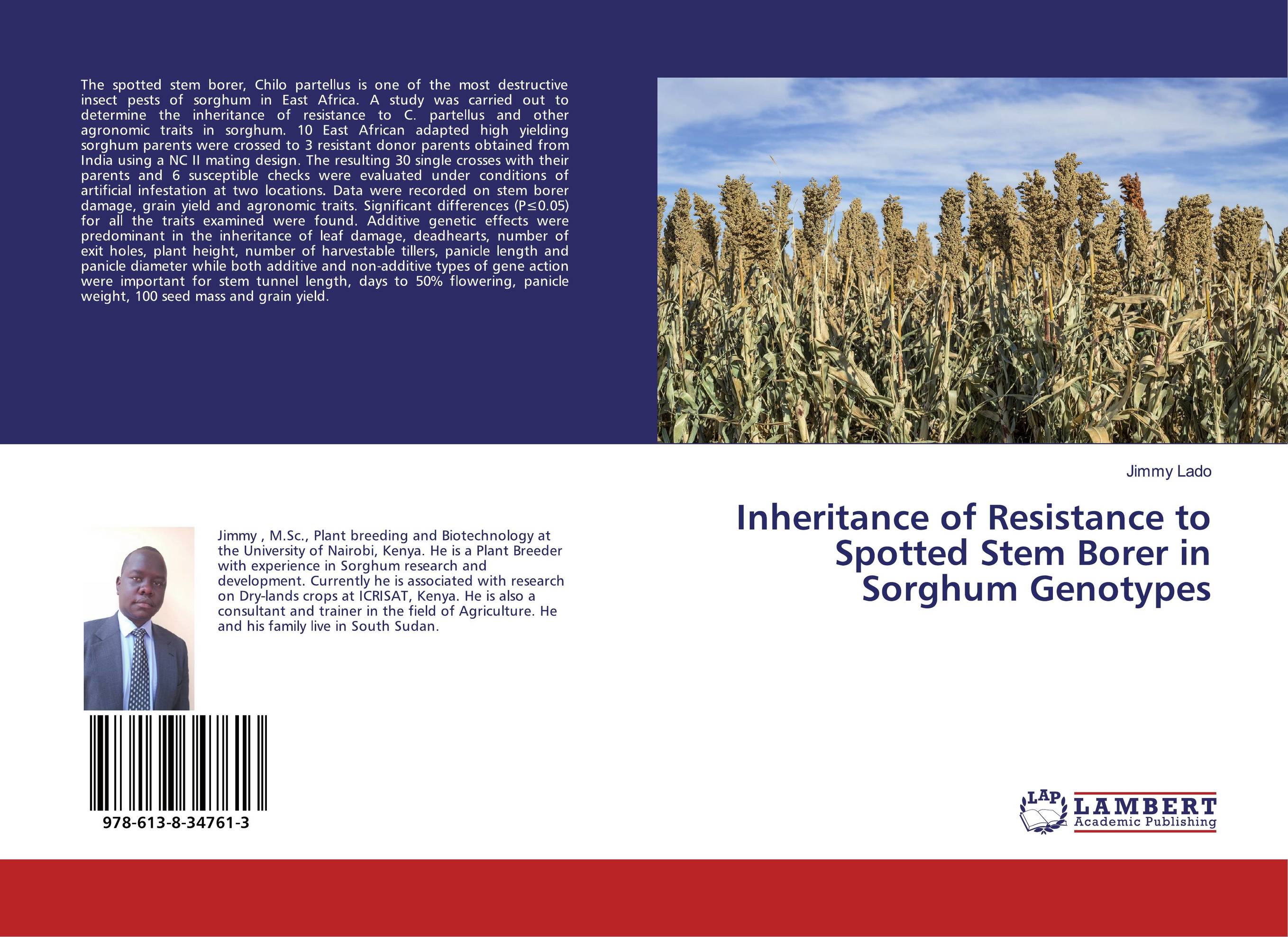 Inheritance of Resistance to Spotted Stem Borer in Sorghum Genotypes..
