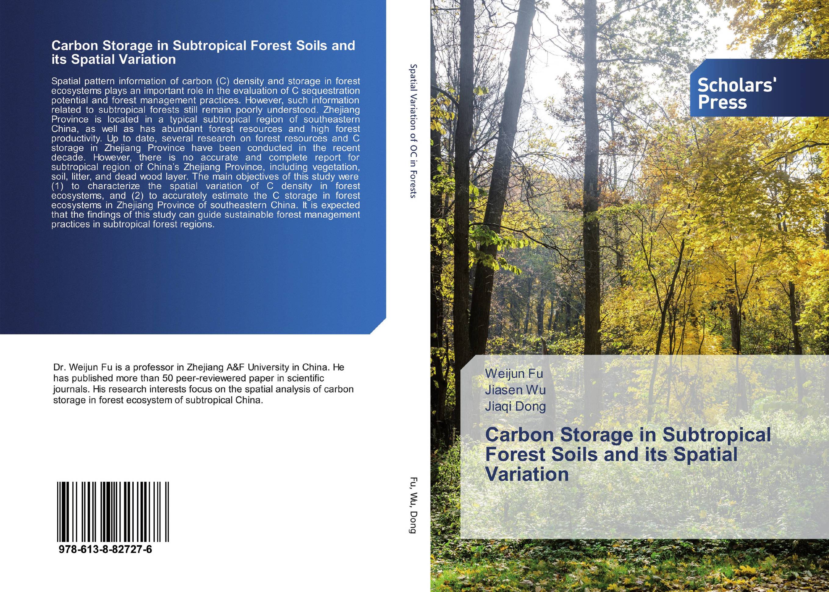 Carbon Storage in Subtropical Forest Soils and its Spatial Variation..