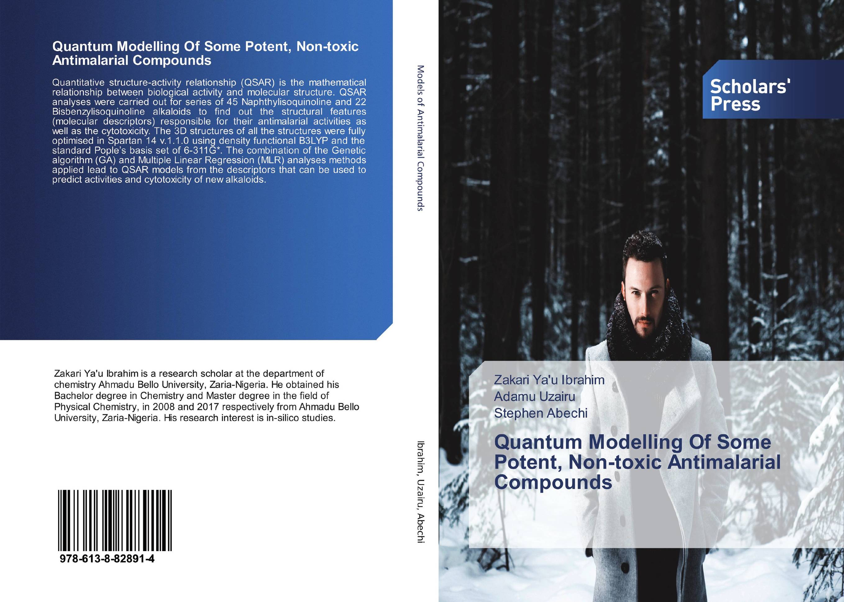 Quantum Modelling Of Some Potent, Non-toxic Antimalarial Compounds..