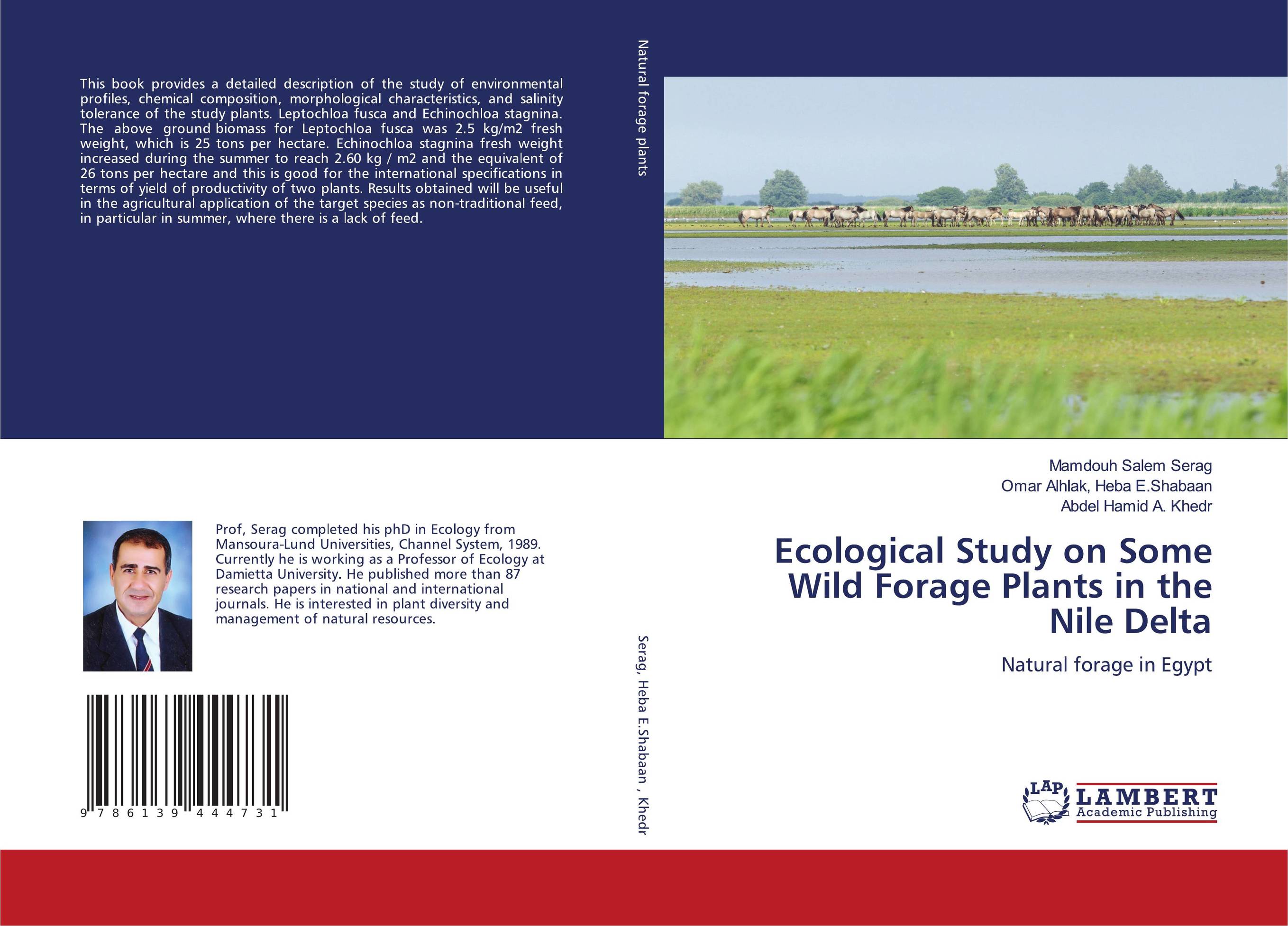 Ecological Study on Some Wild Forage Plants in the Nile Delta. Natural forage in Egypt.