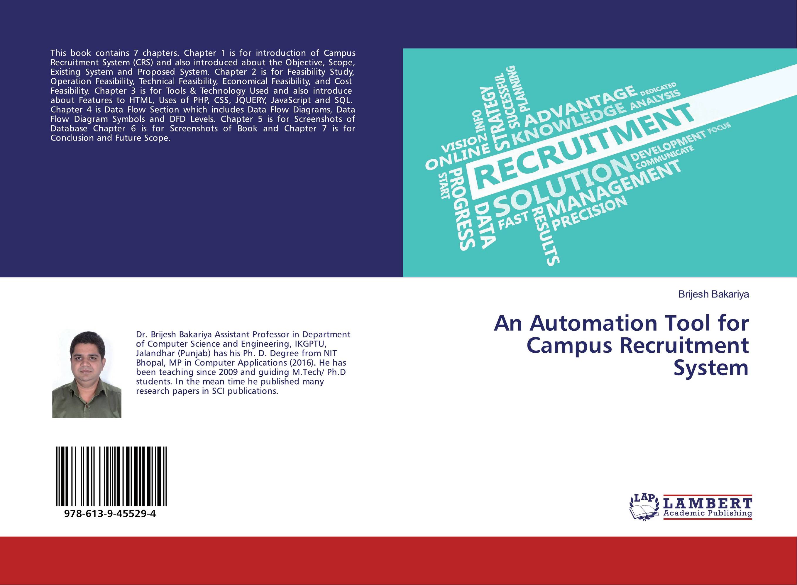 An Automation Tool for Campus Recruitment System..