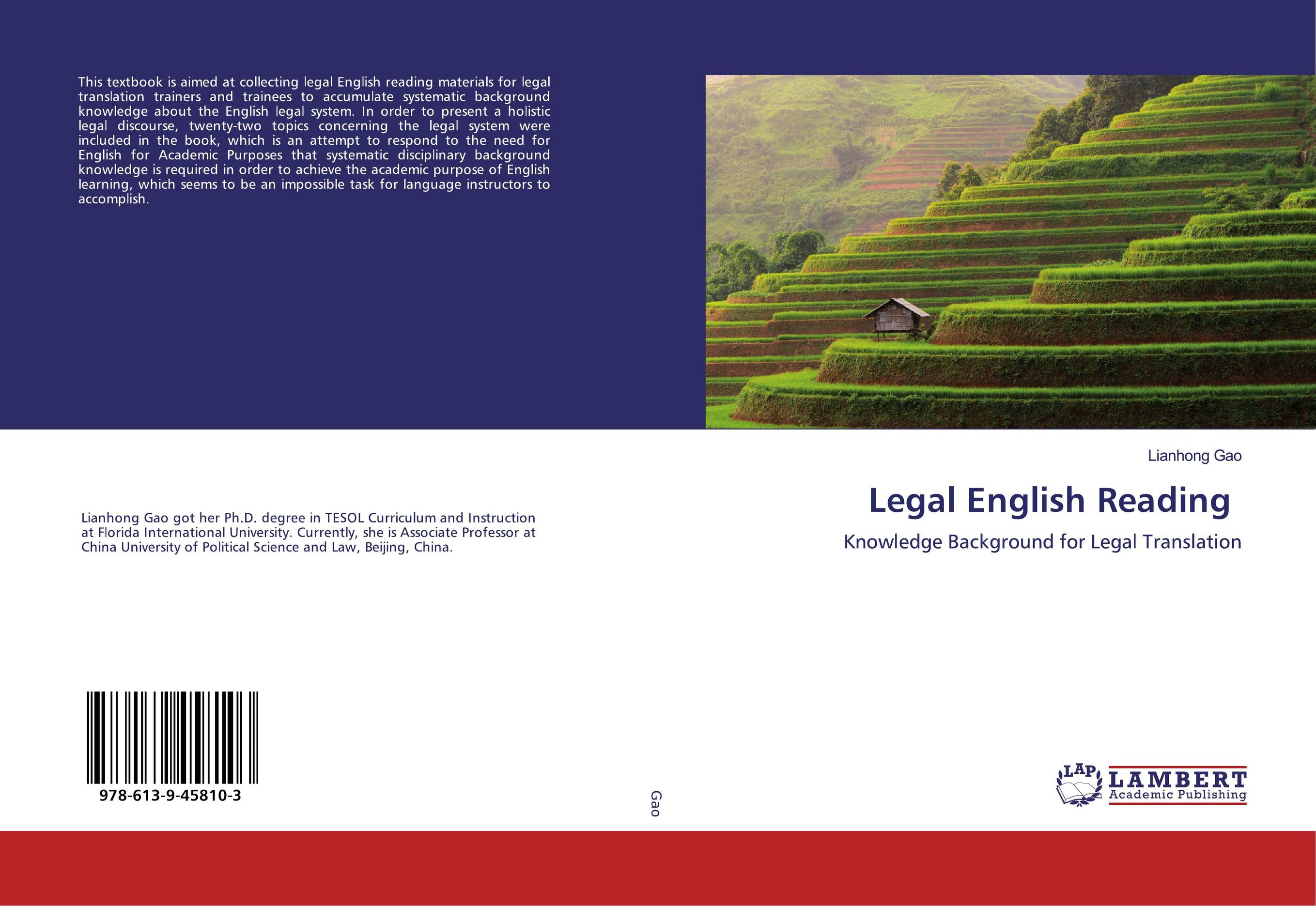 Legal English Reading. Knowledge Background for Legal Translation.