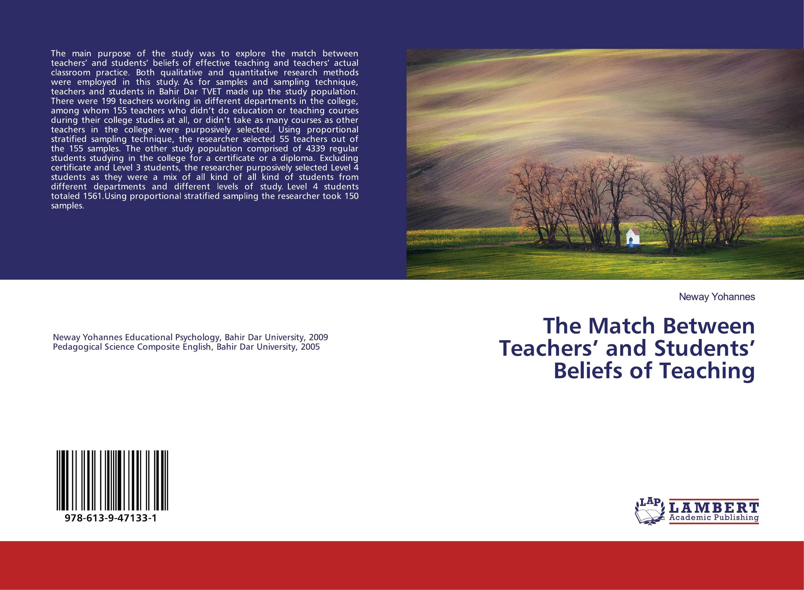 The Match Between Teachers’ and Students’ Beliefs of Teaching..