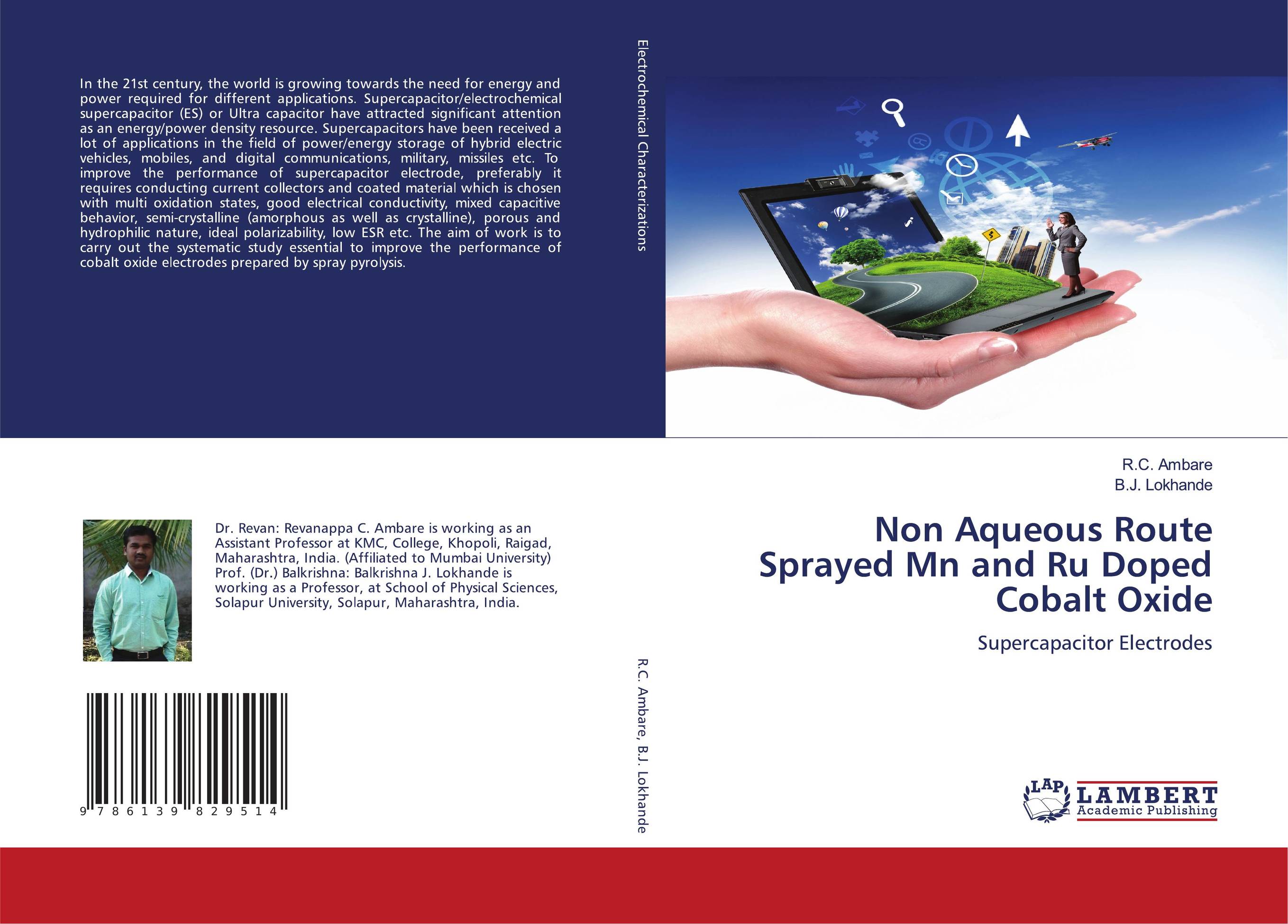 Non Aqueous Route Sprayed Mn and Ru Doped Cobalt Oxide. Supercapacitor Electrodes.