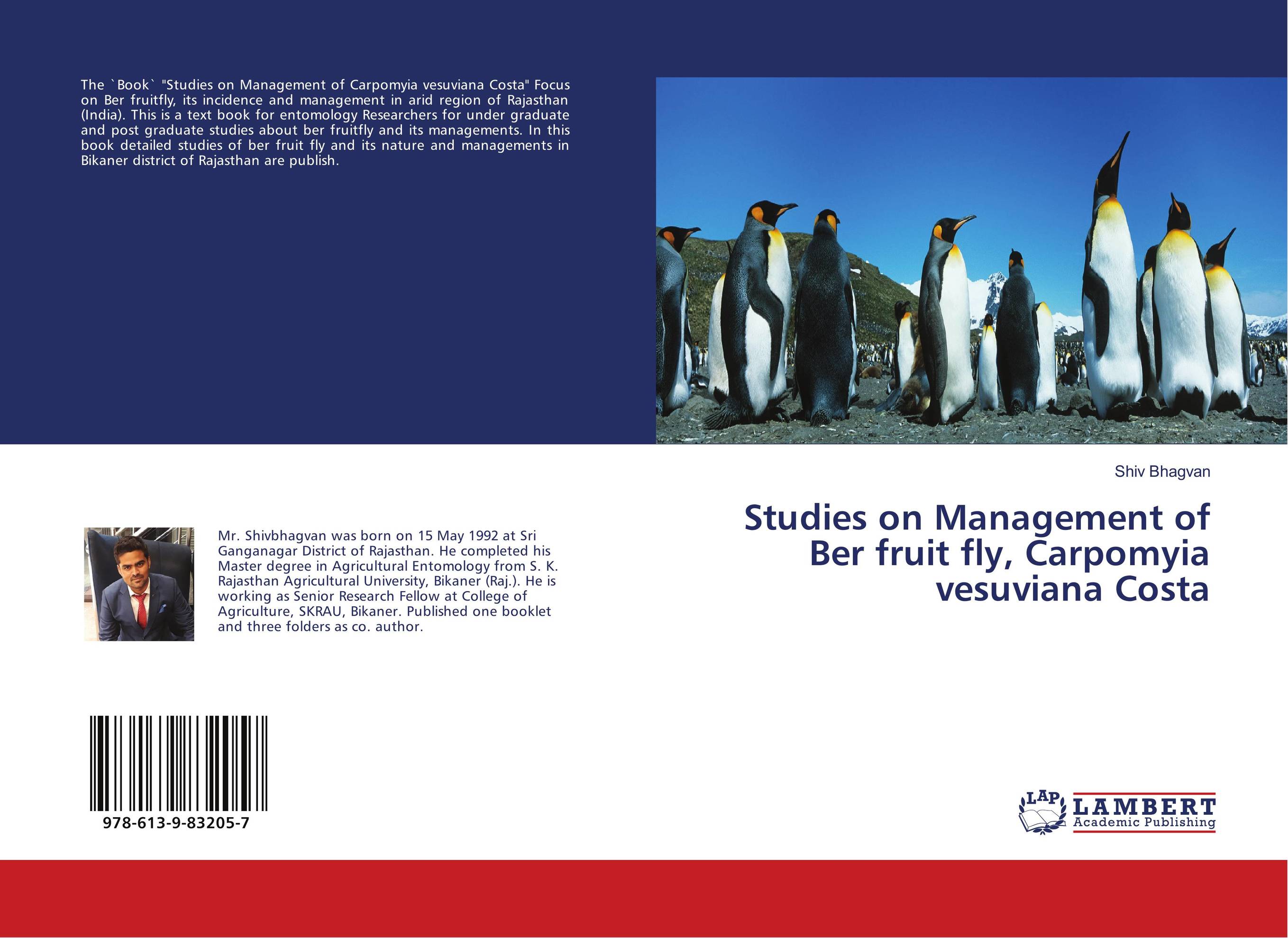 Studies on Management of Ber fruit fly, Carpomyia vesuviana Costa..
