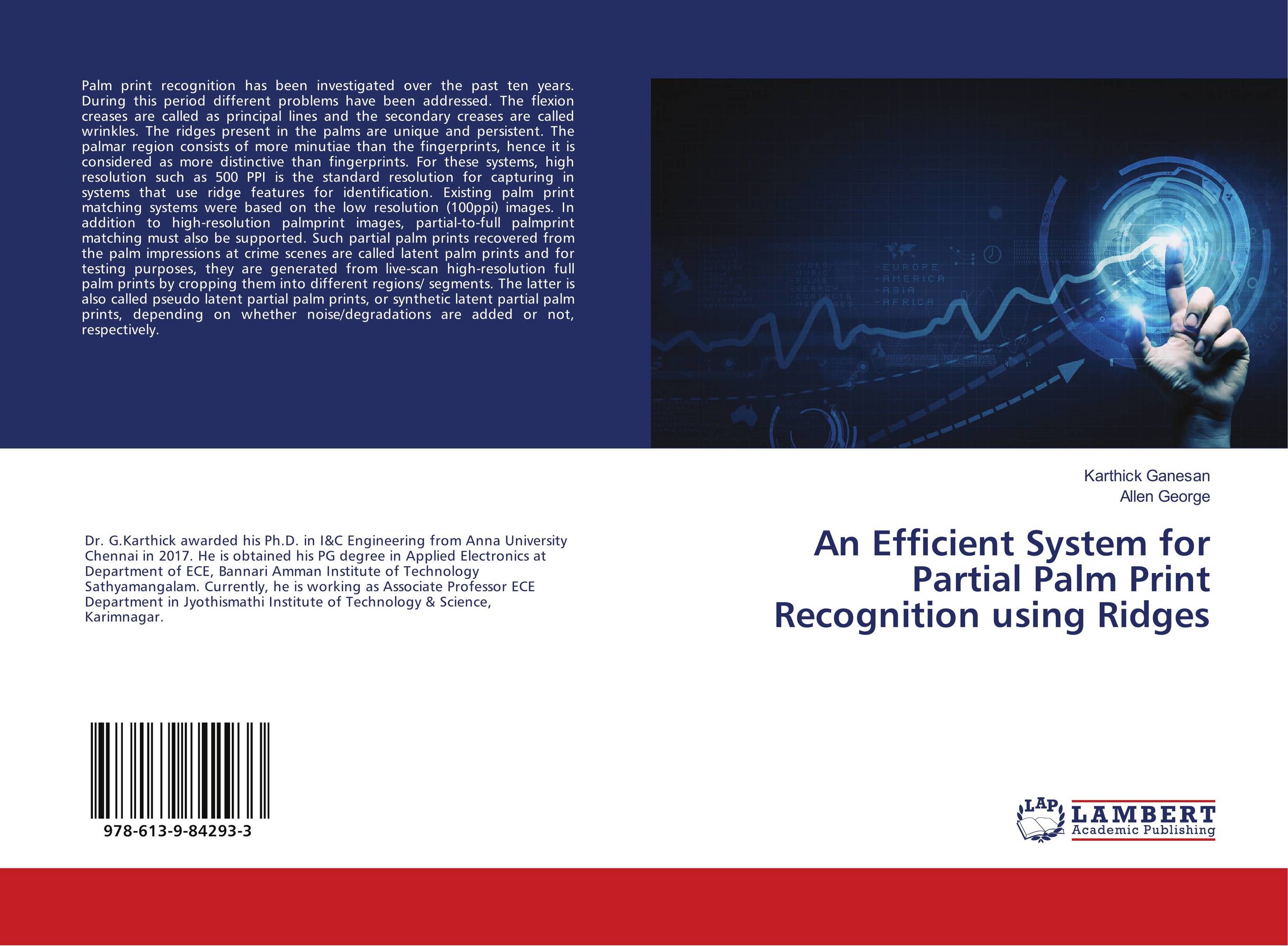 An Efficient System for Partial Palm Print Recognition using Ridges..