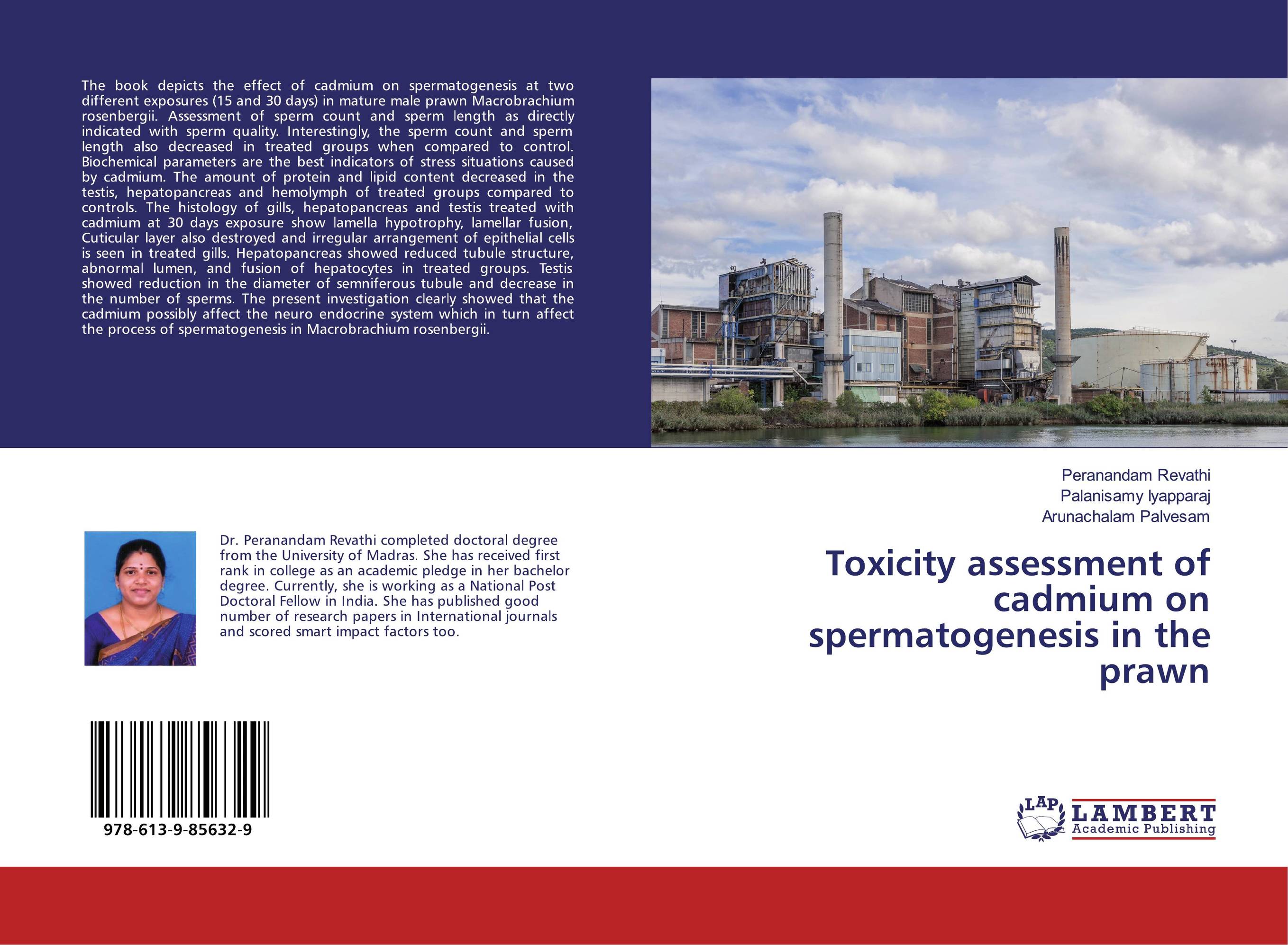 Toxicity assessment of cadmium on spermatogenesis in the prawn..